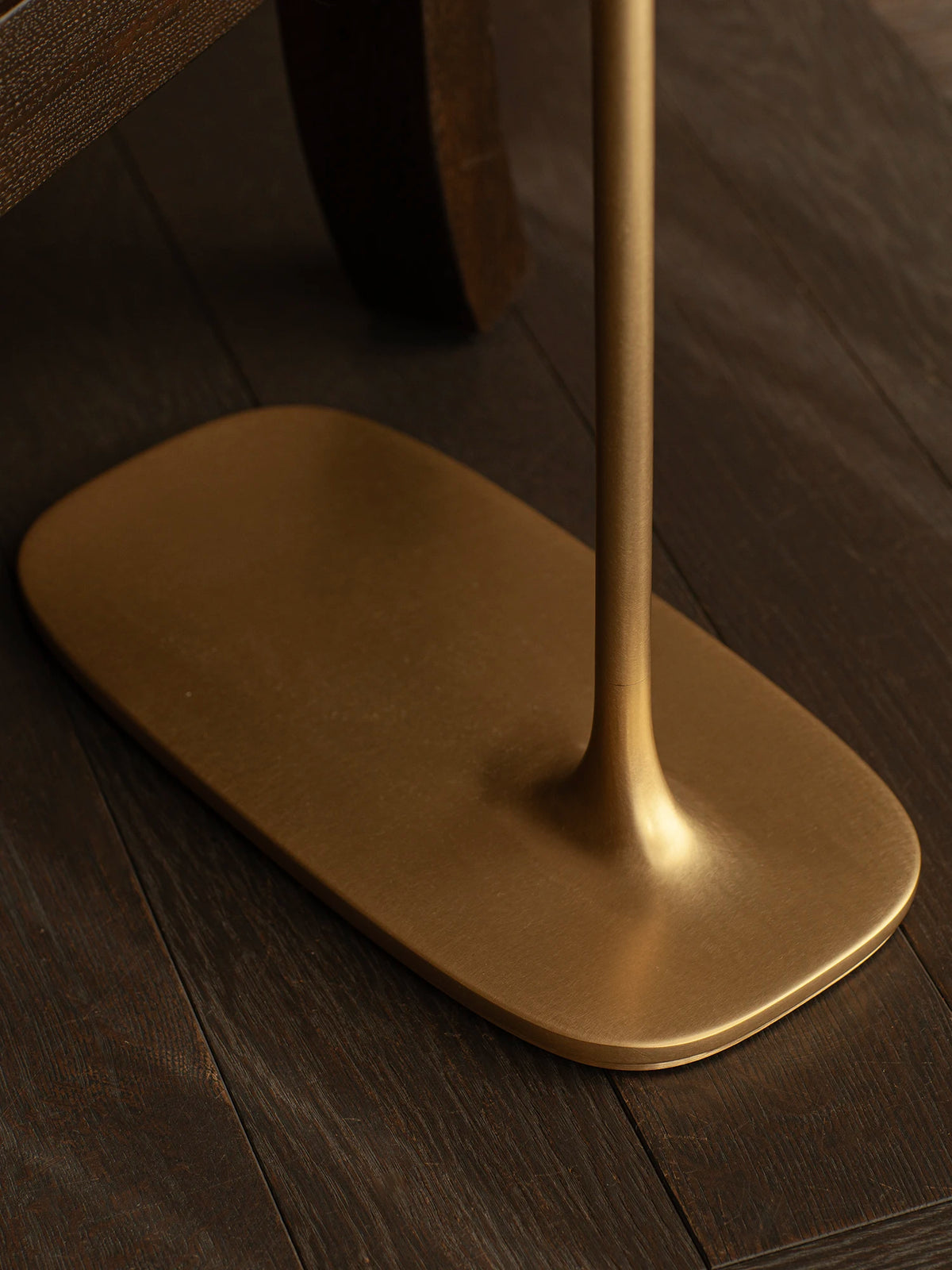 Tall Side Table - Brushed Brass