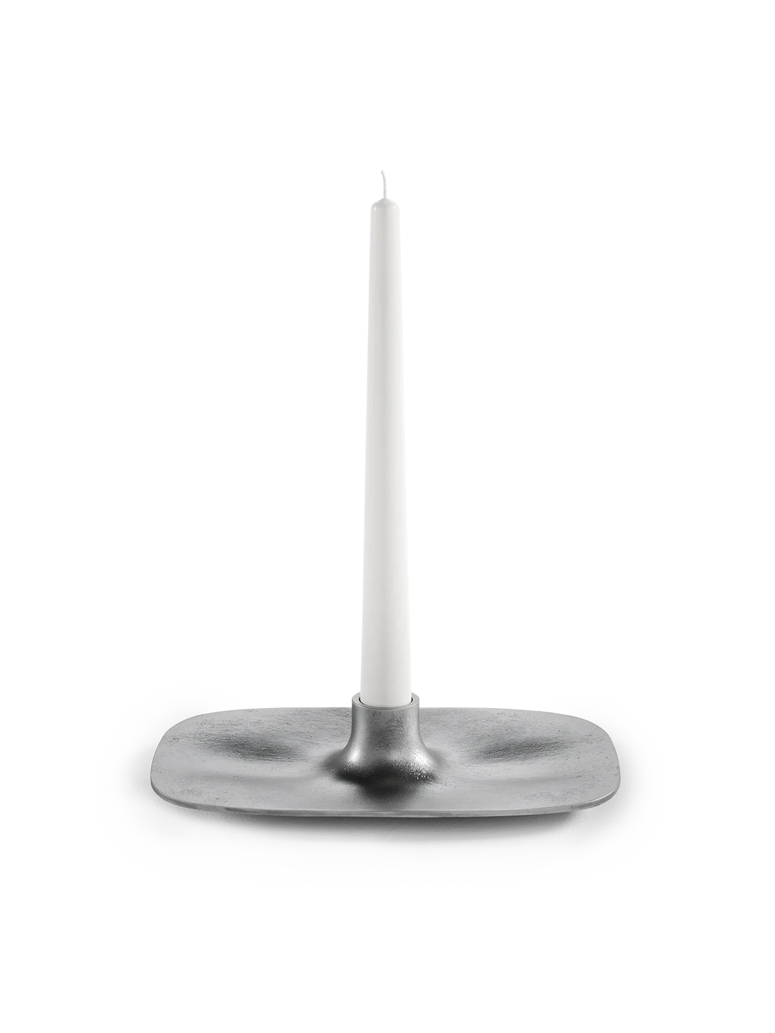 Candle holder - Textured Aluminium