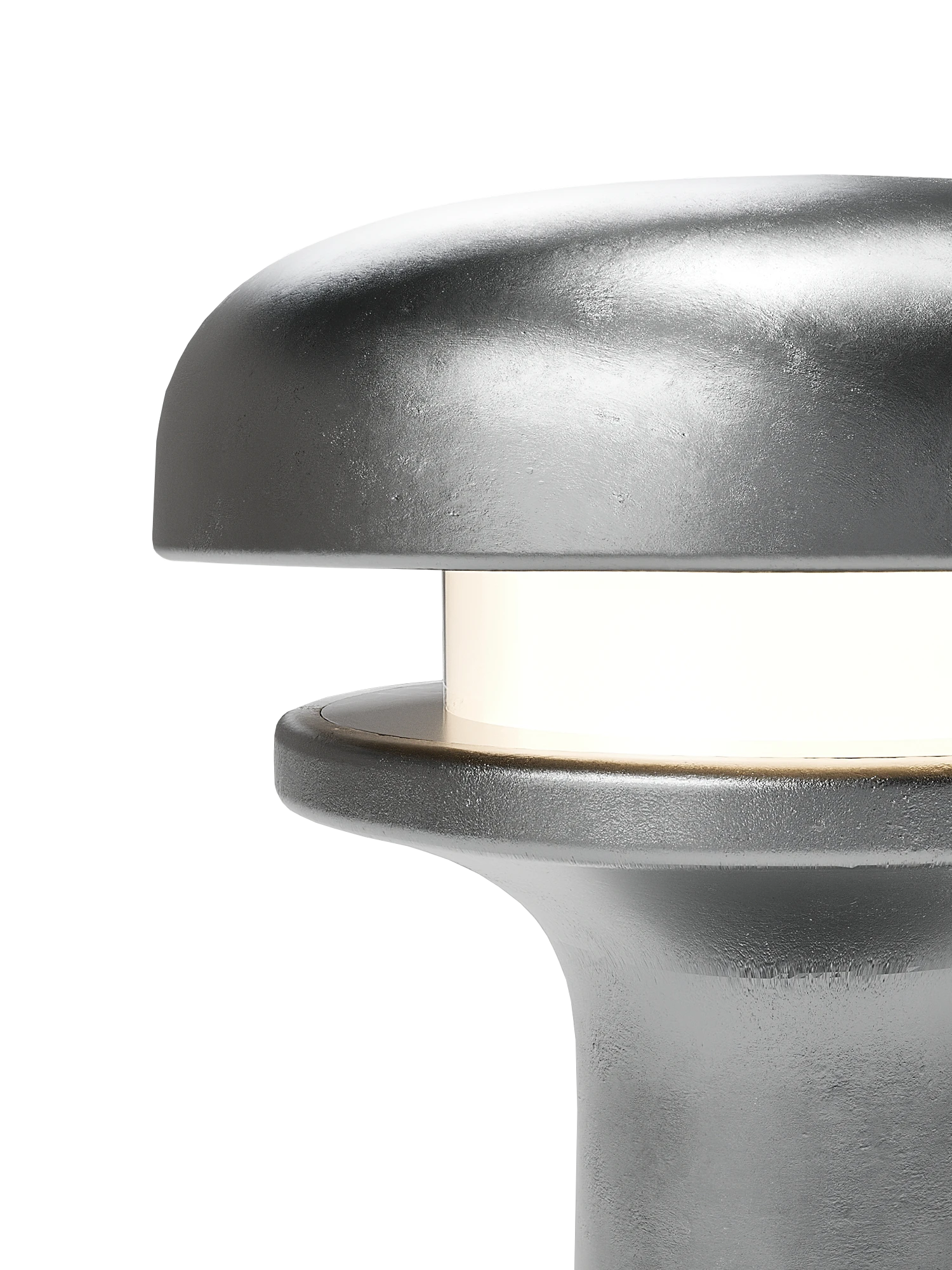 Lighthouse lamp - Textured Aluminium