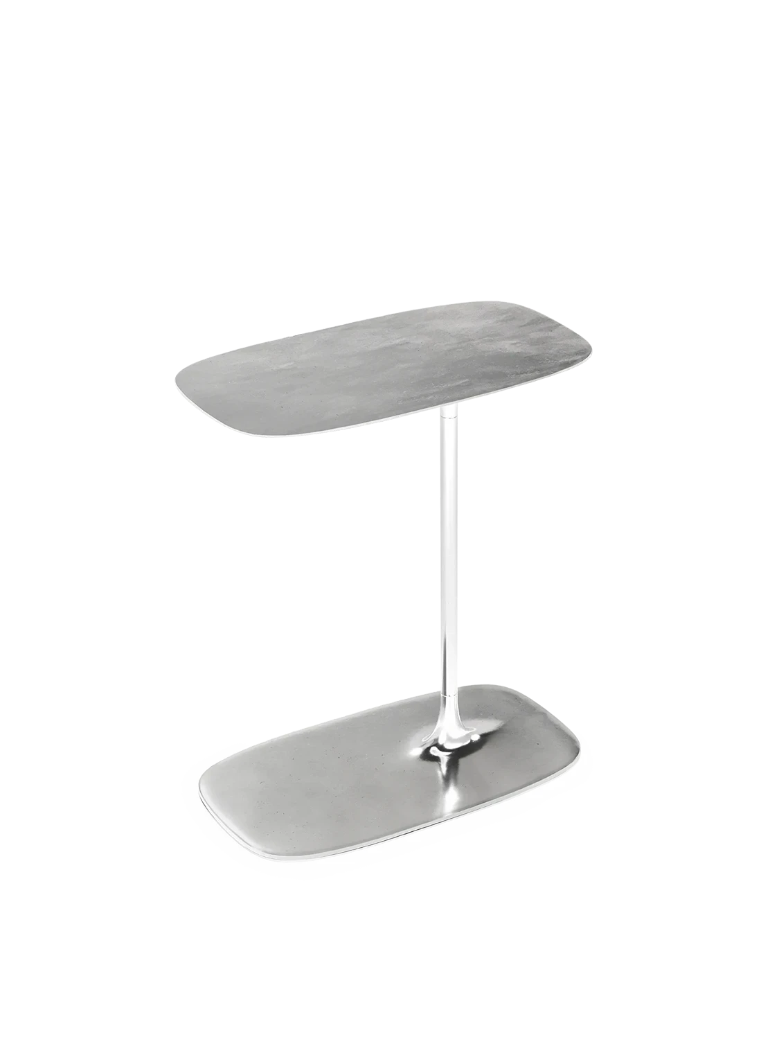 Low Side Table - Polished Aluminium