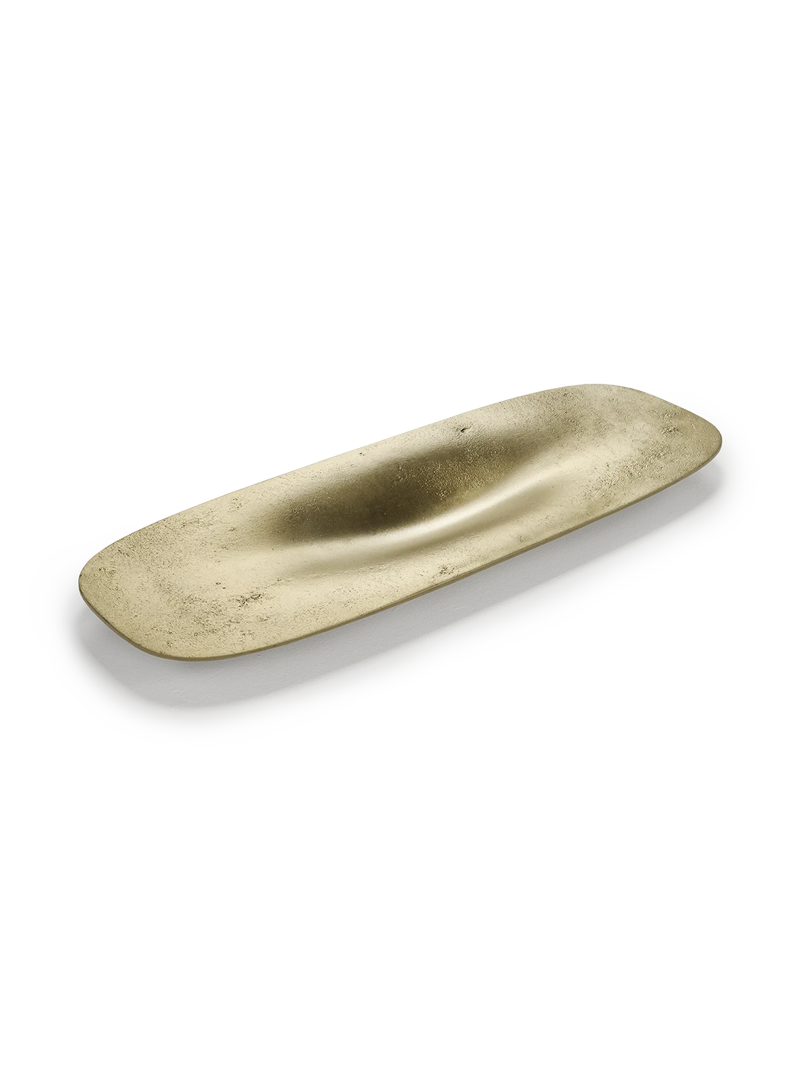 Large Tray - Textured Brass