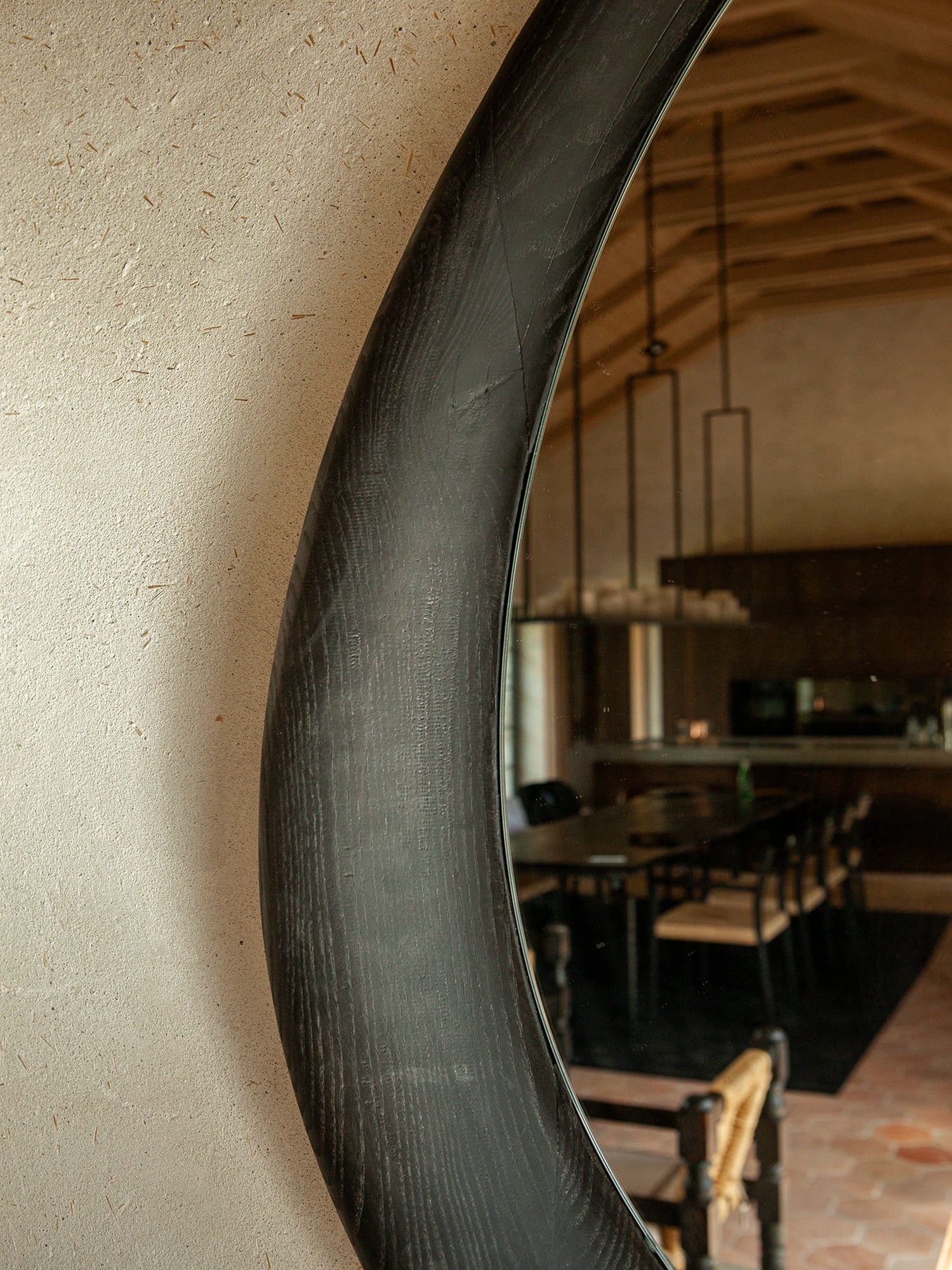 Mirror - Black Stained Ash