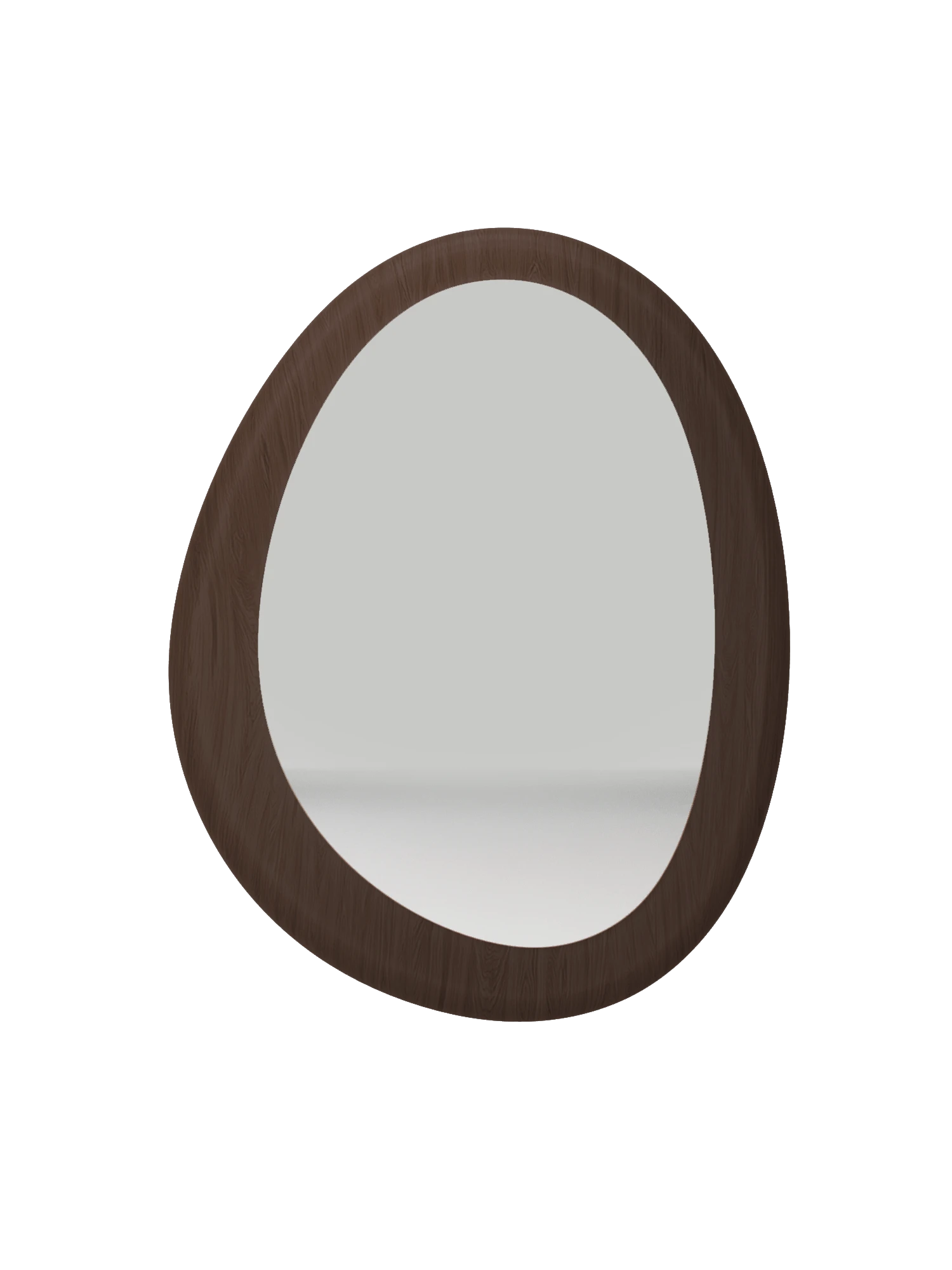 Como Mirror - Brown Stained Oak