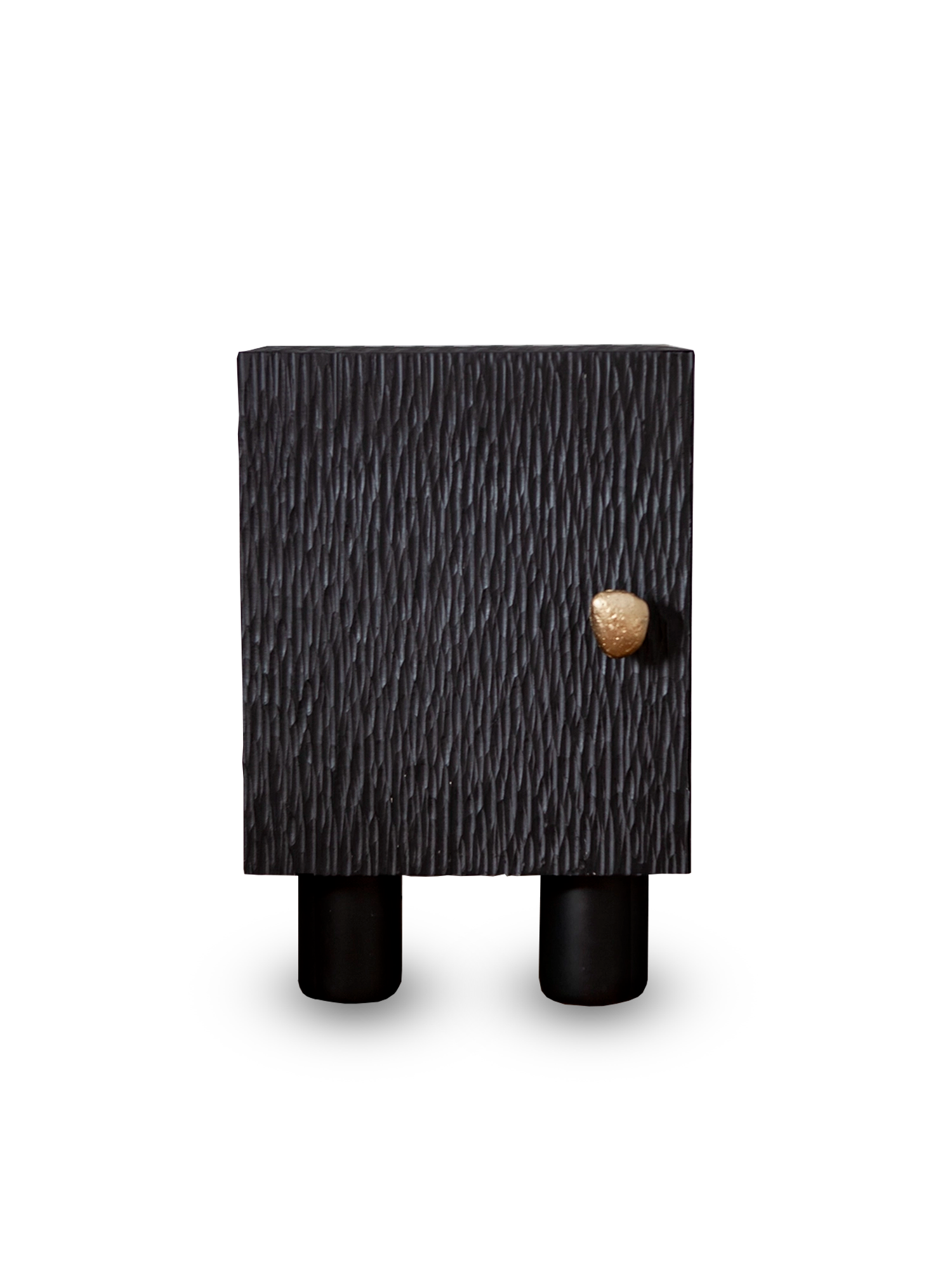 Bedside Cabinet - Black Stained Oak