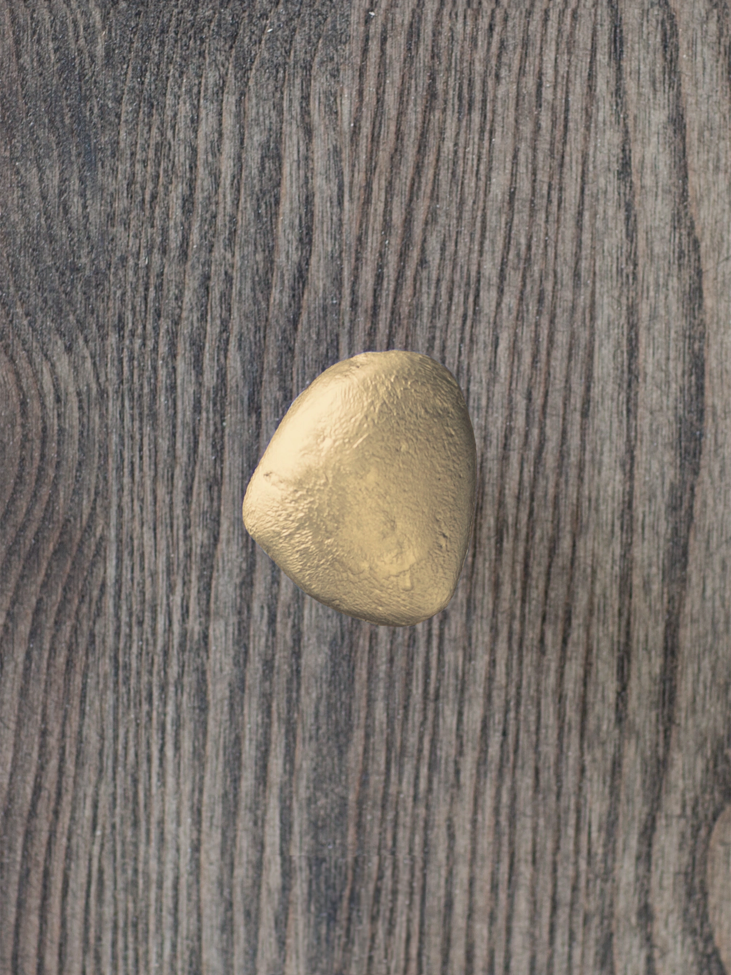 Knob - Textured Brass