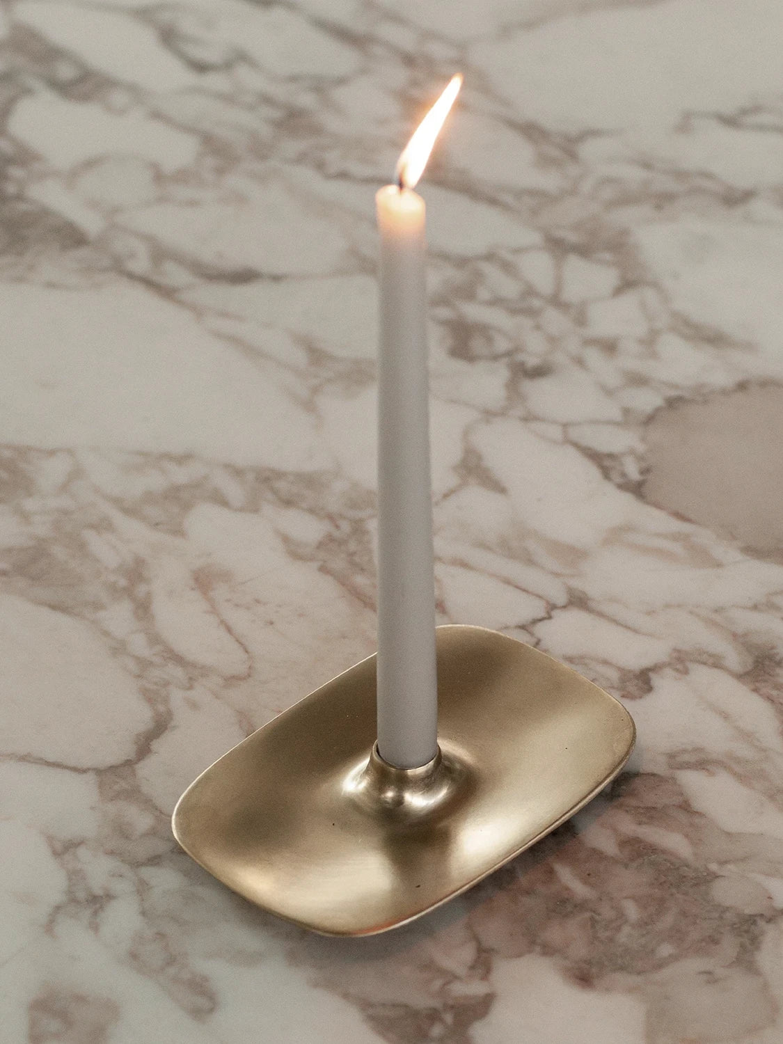 Candle holder - Brushed Brass