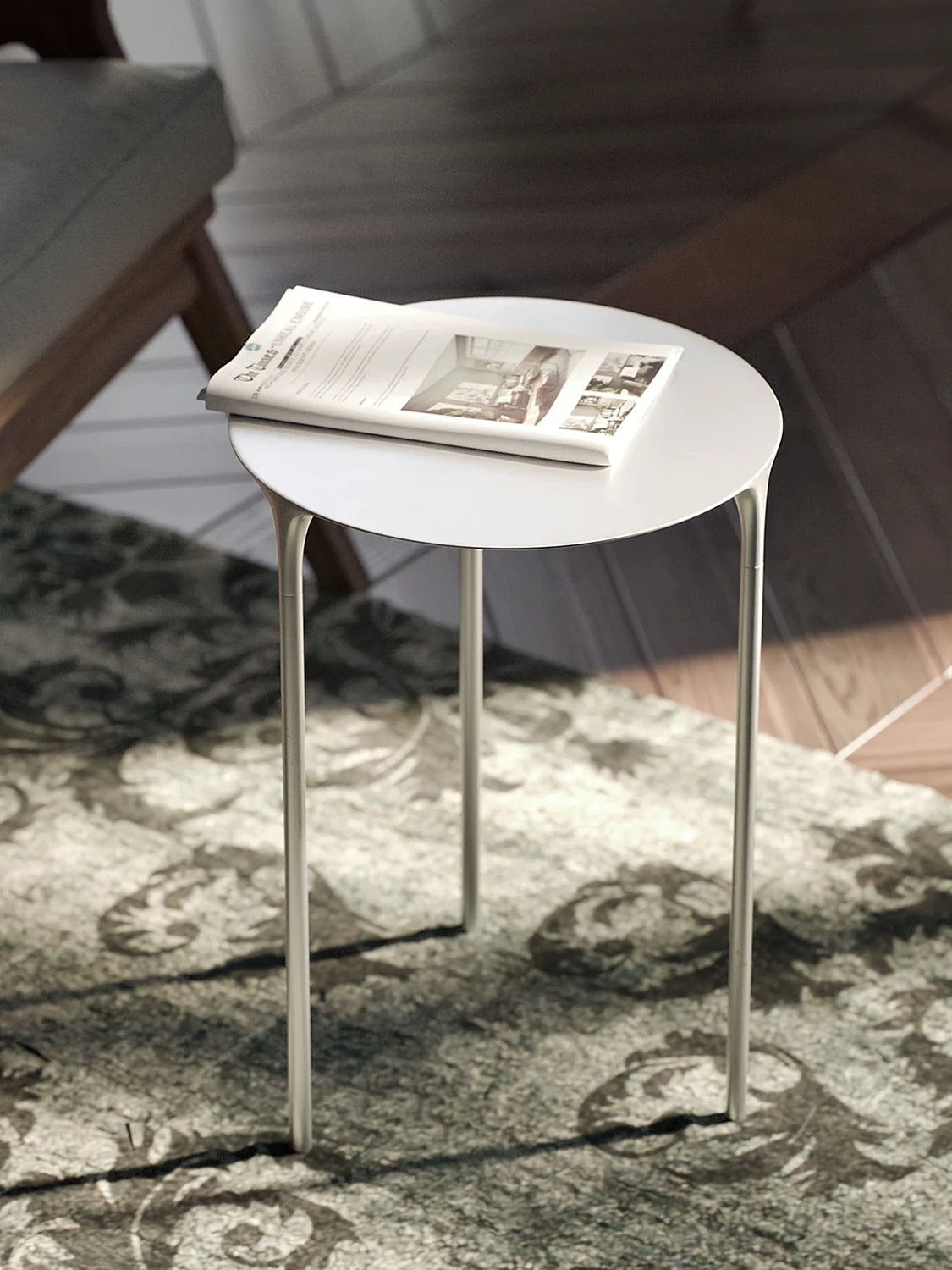 Coffee Table - Brushed Aluminium