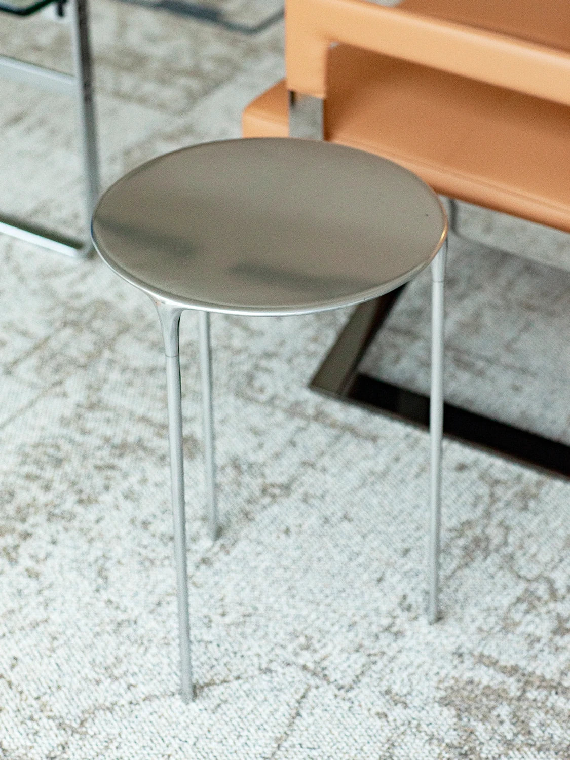 Coffee Table - Polished Aluminium