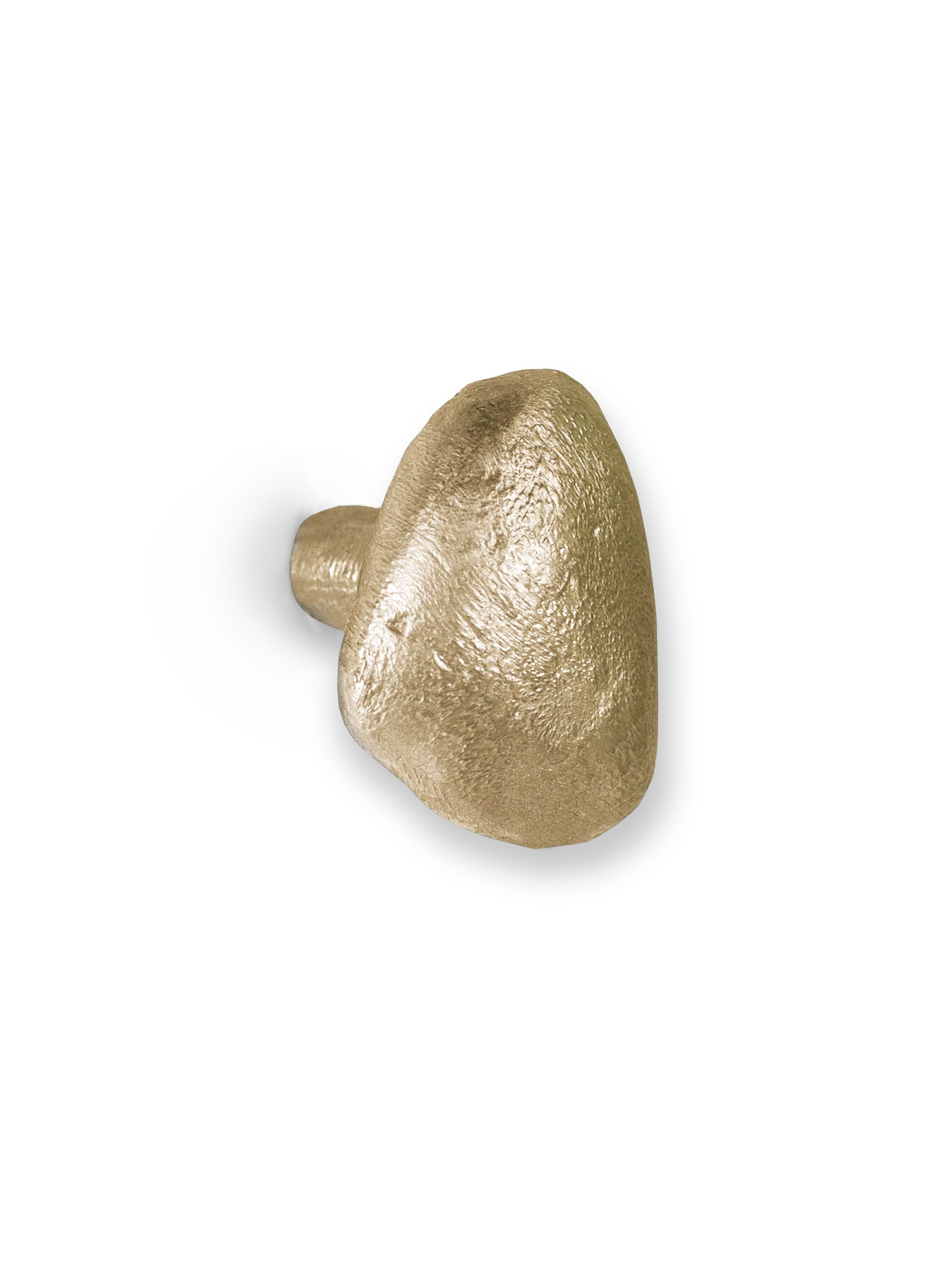 Knob - Textured Brass