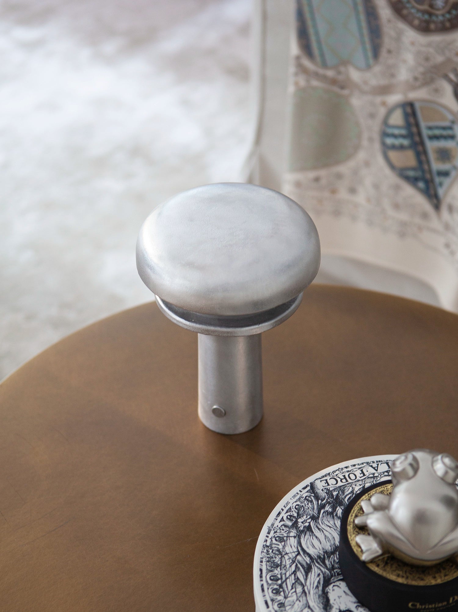 Lighthouse lamp - Textured Aluminium