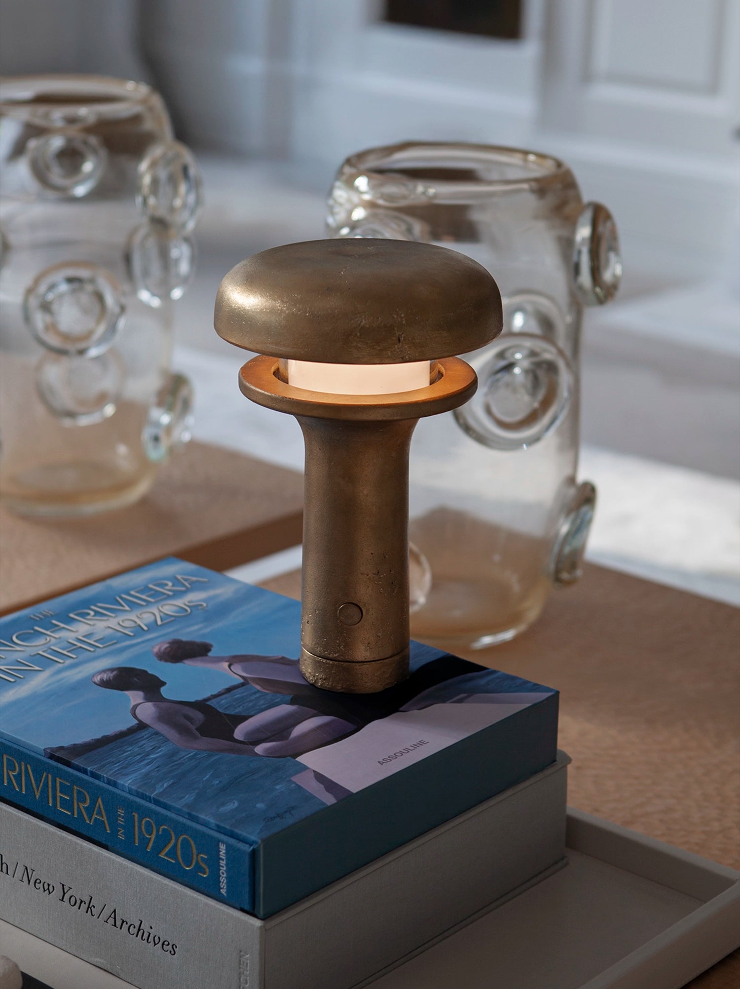 Lighthouse lamp - Textured Brass