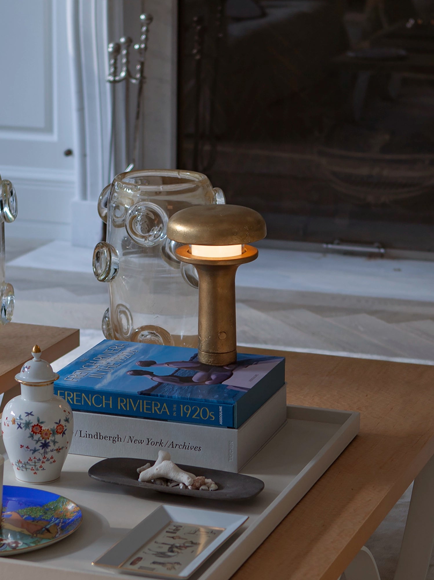 Lighthouse lamp - Textured Brass