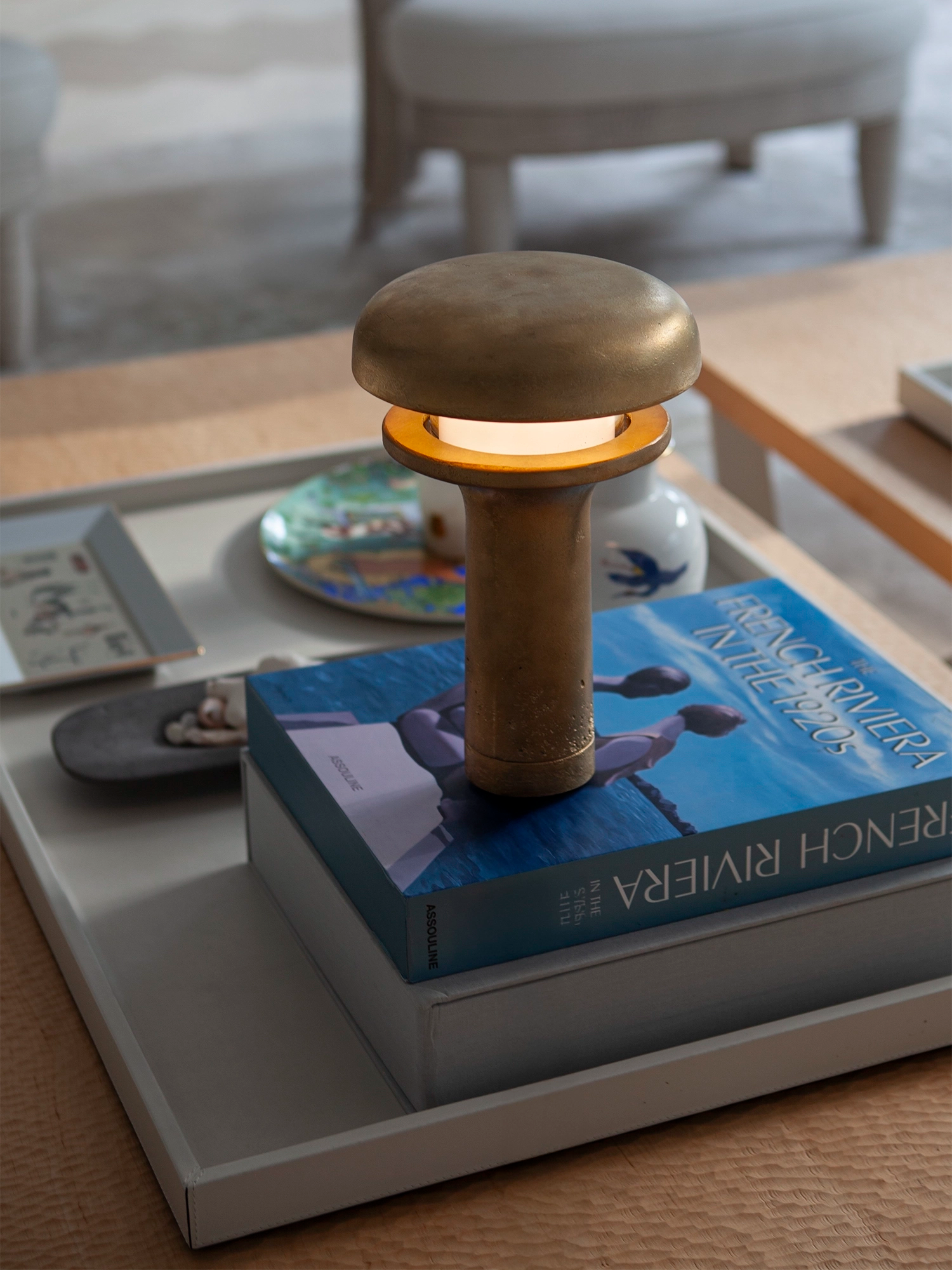 Lighthouse lamp - Textured Brass