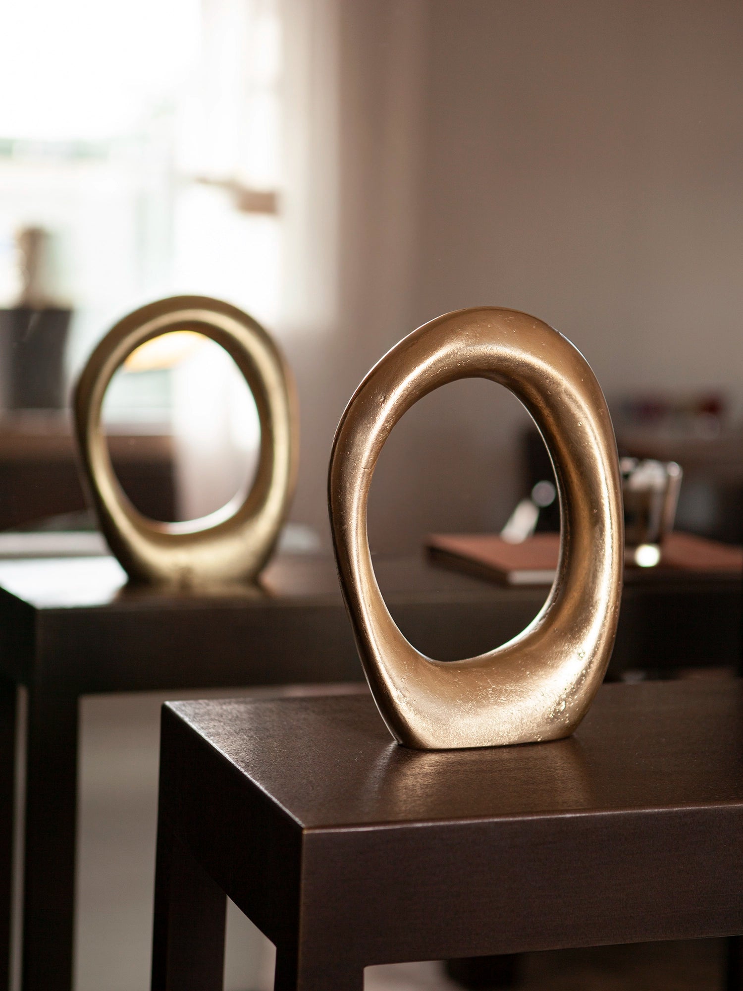 Sculpture - Textured Brass