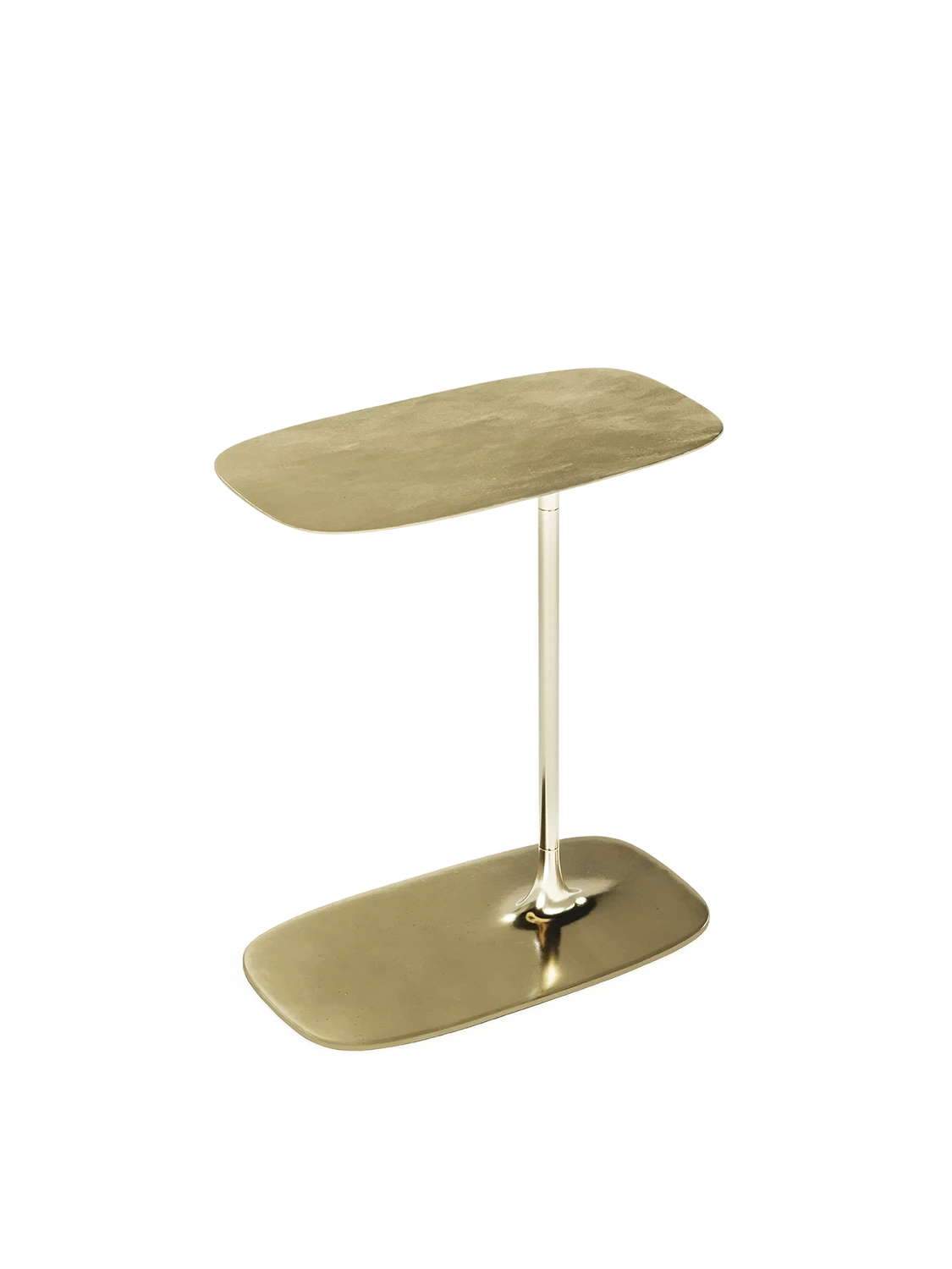 Low Side Table - Polished Brass