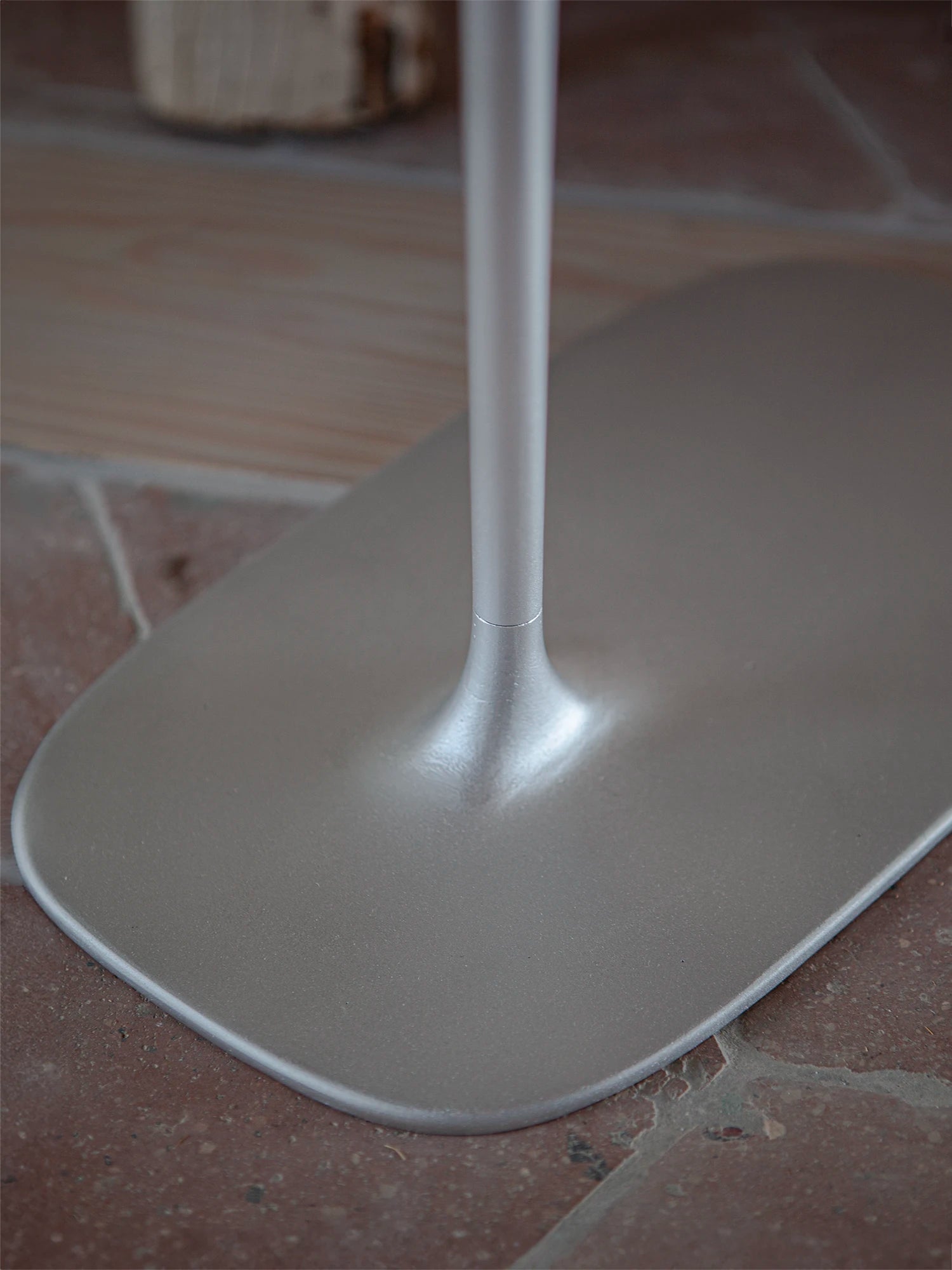 Low Side Table - Brushed Aluminium