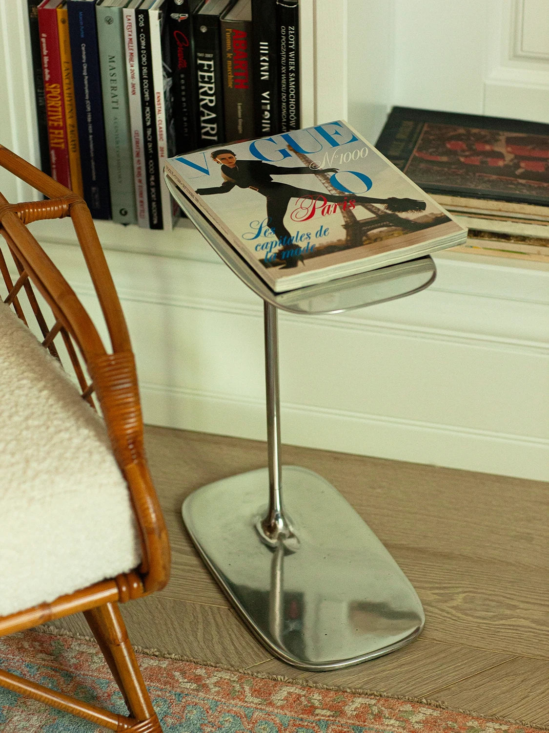 Low Side Table - Polished Aluminium