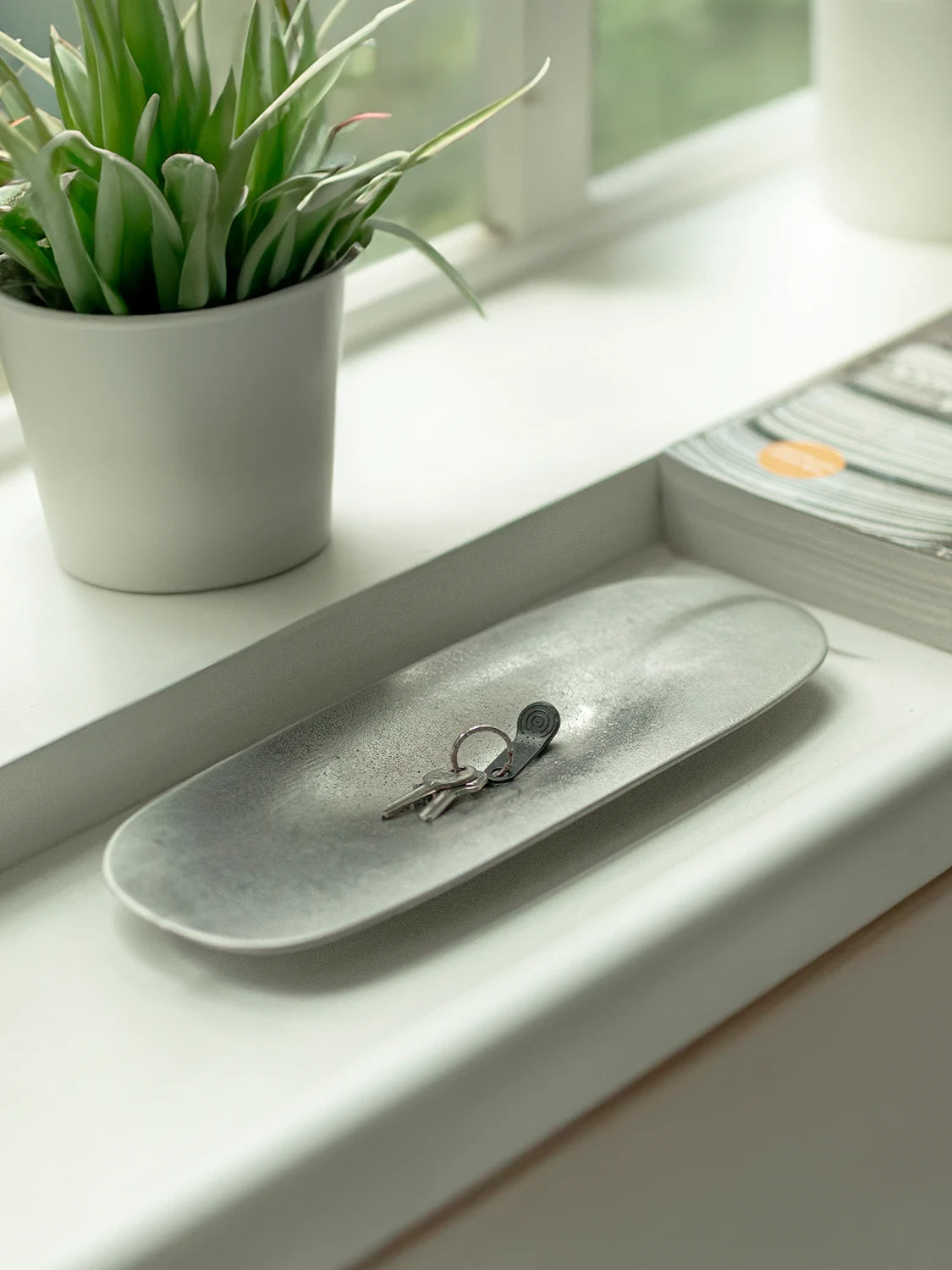 Large Tray - Textured Aluminium