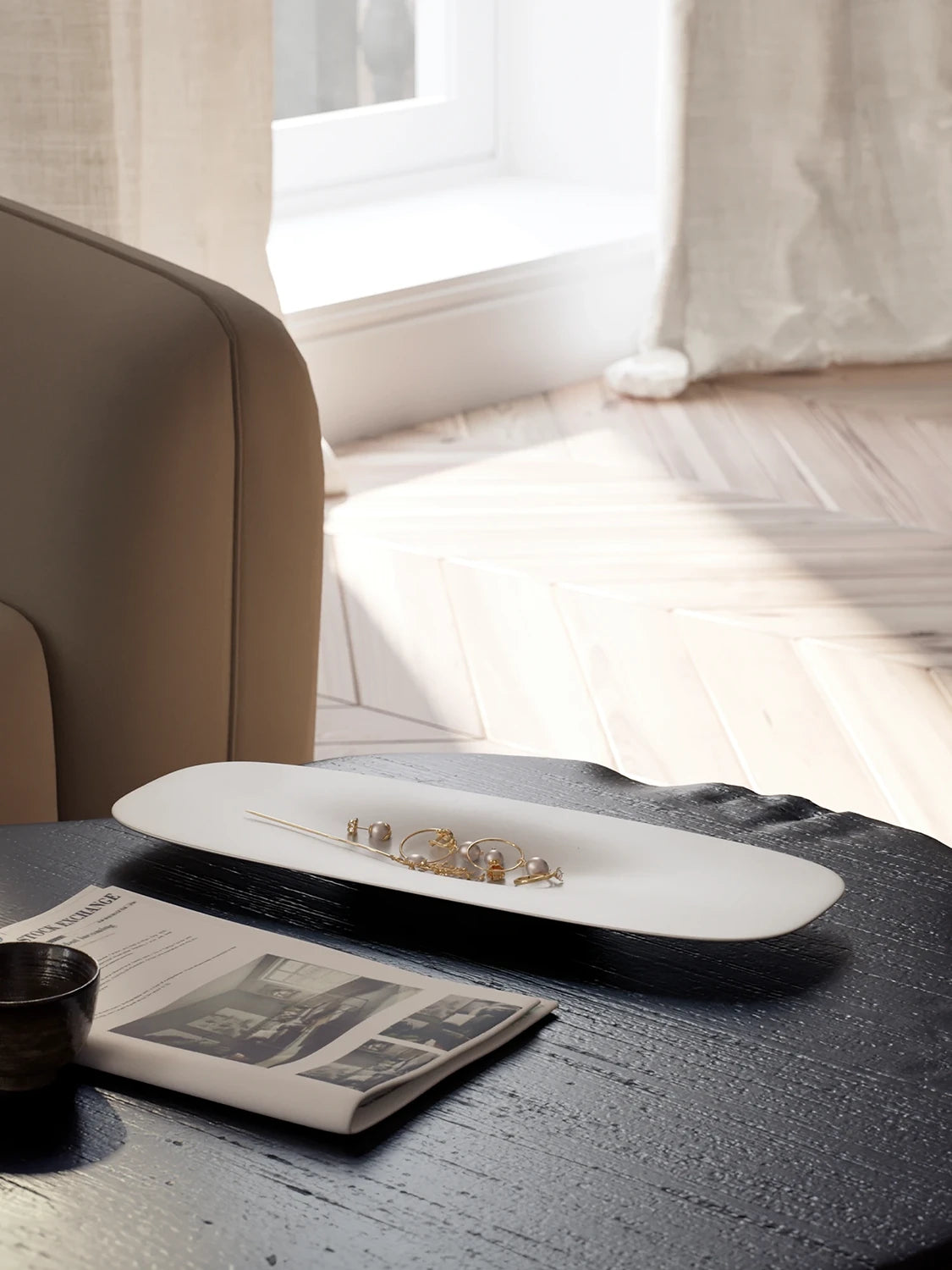 Large Tray - Brushed Aluminium