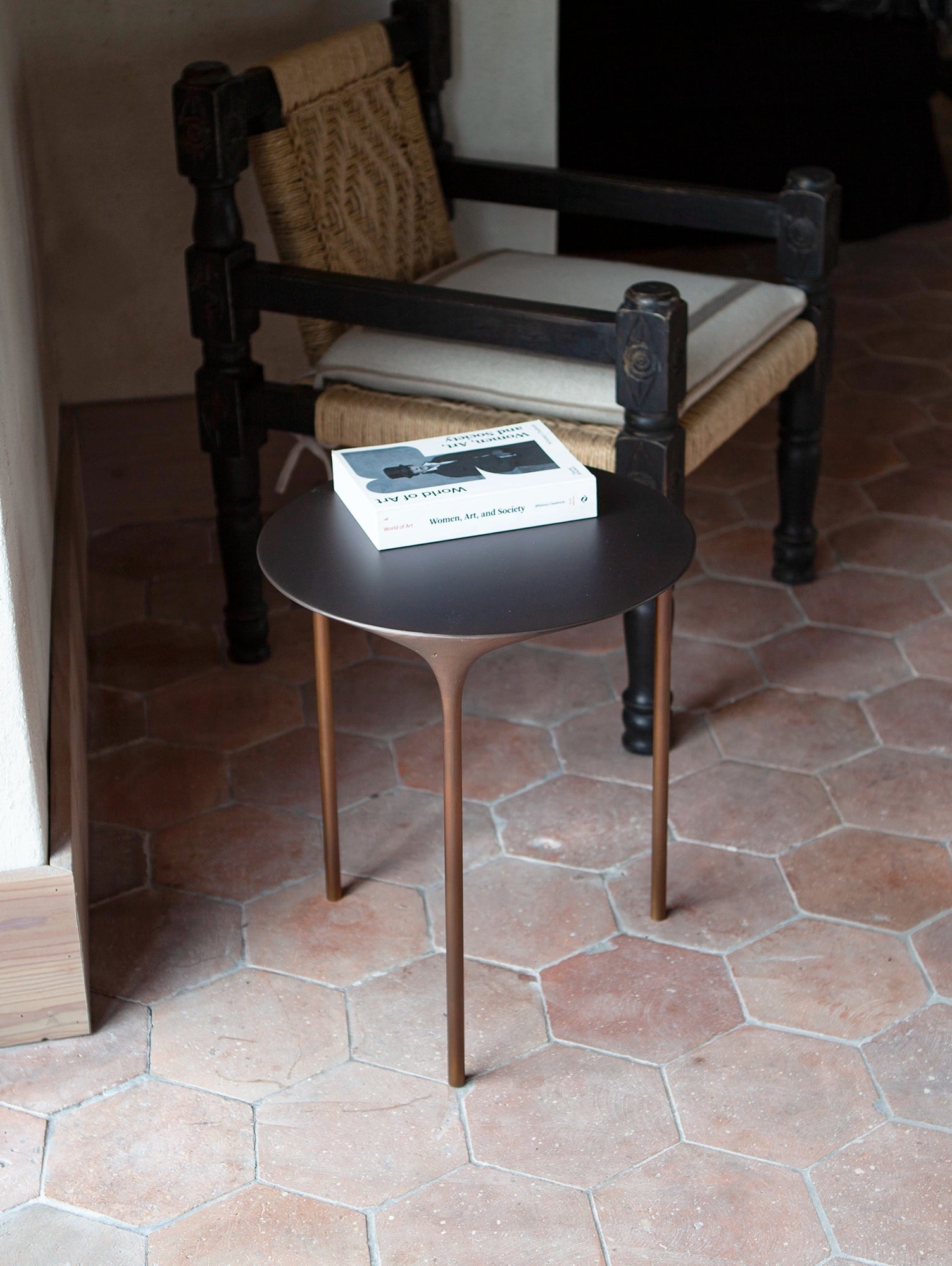 Coffee Table - Aged Brass