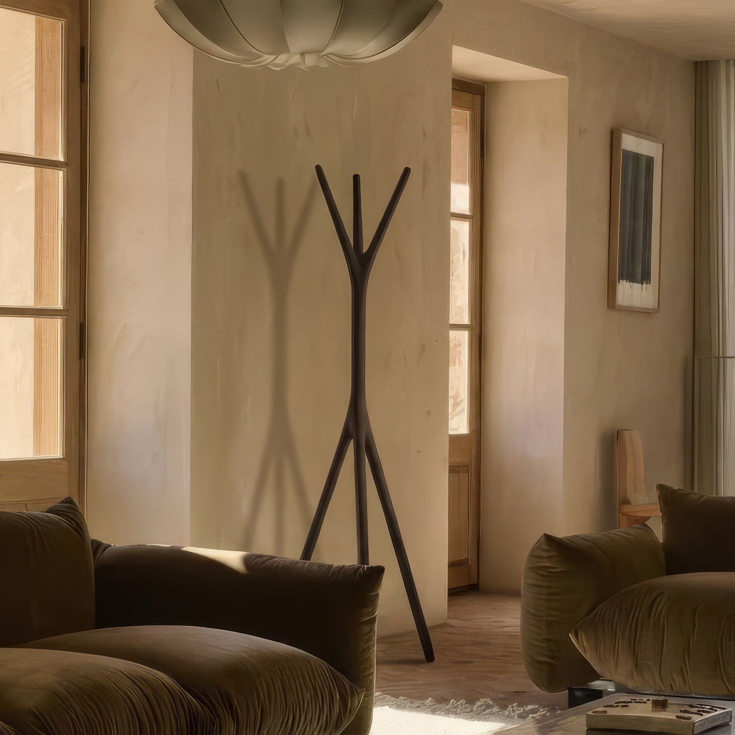 Woody Coat hanger - Brown Stained Oak