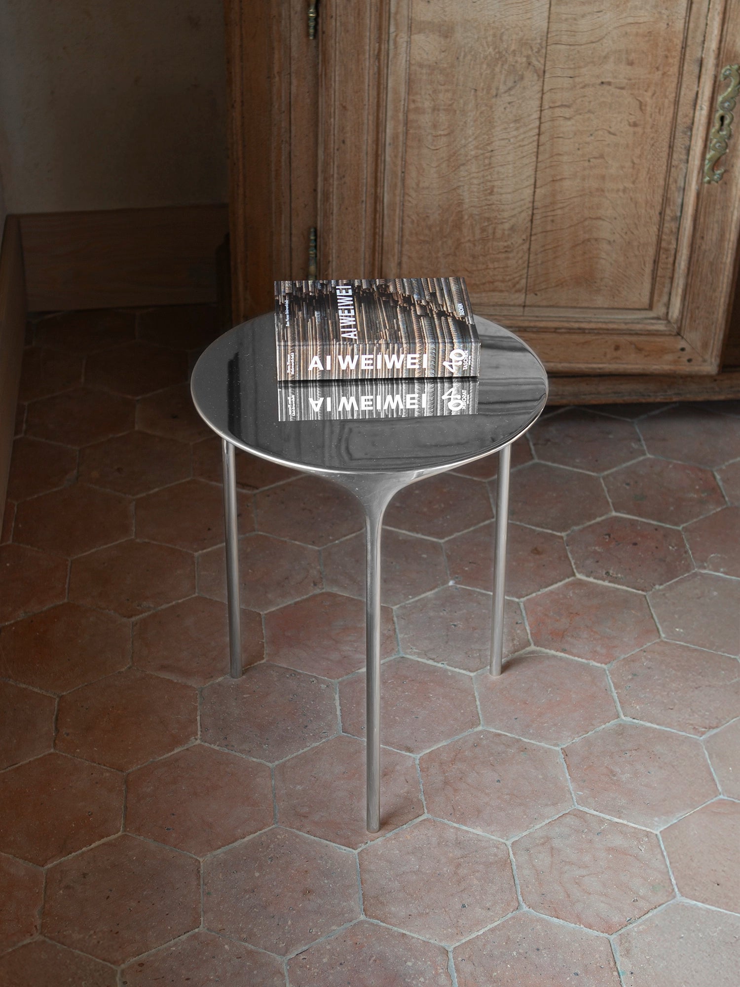 Coffee Table - Polished Aluminium