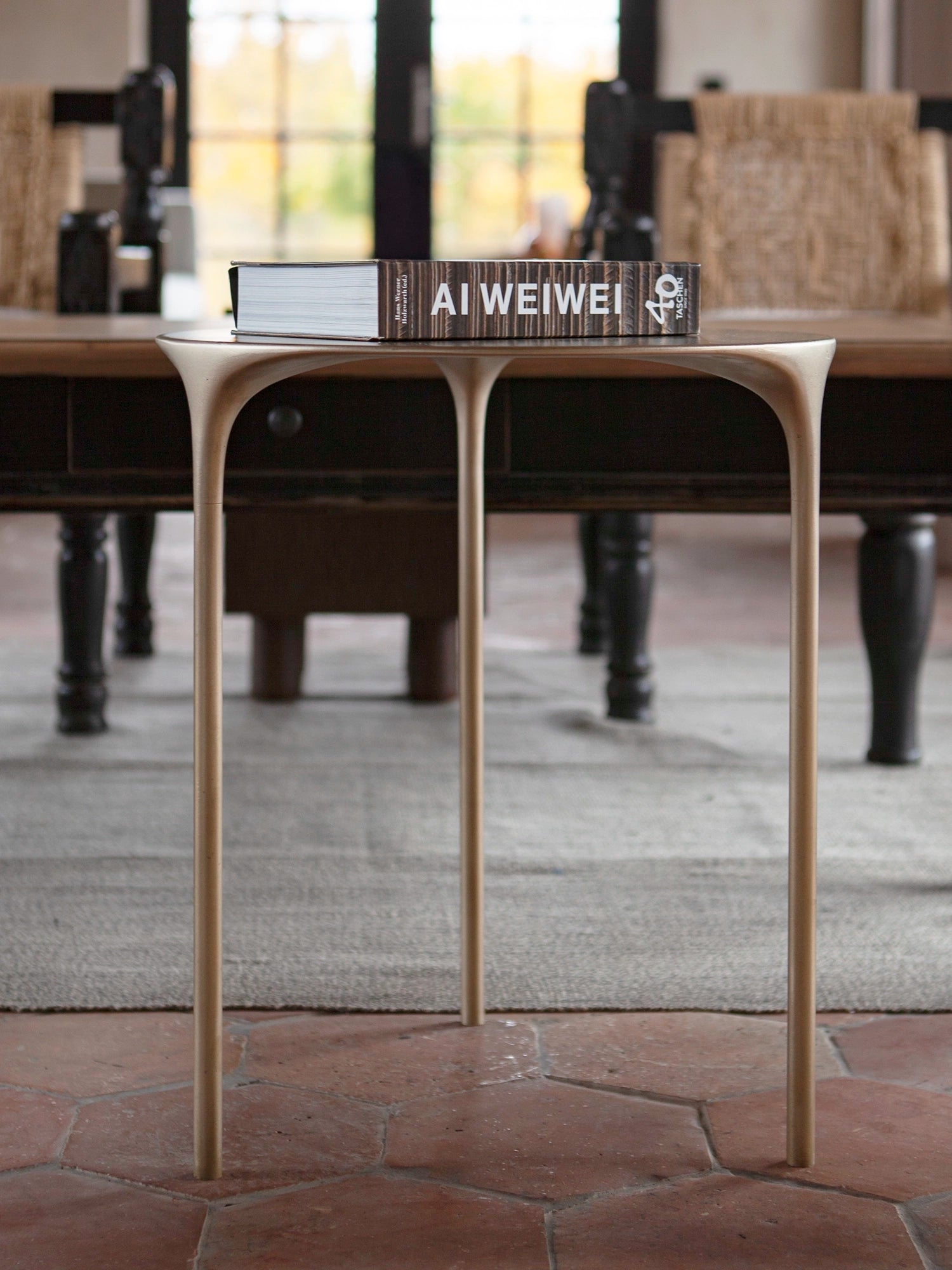 Coffee Table - Brushed Brass