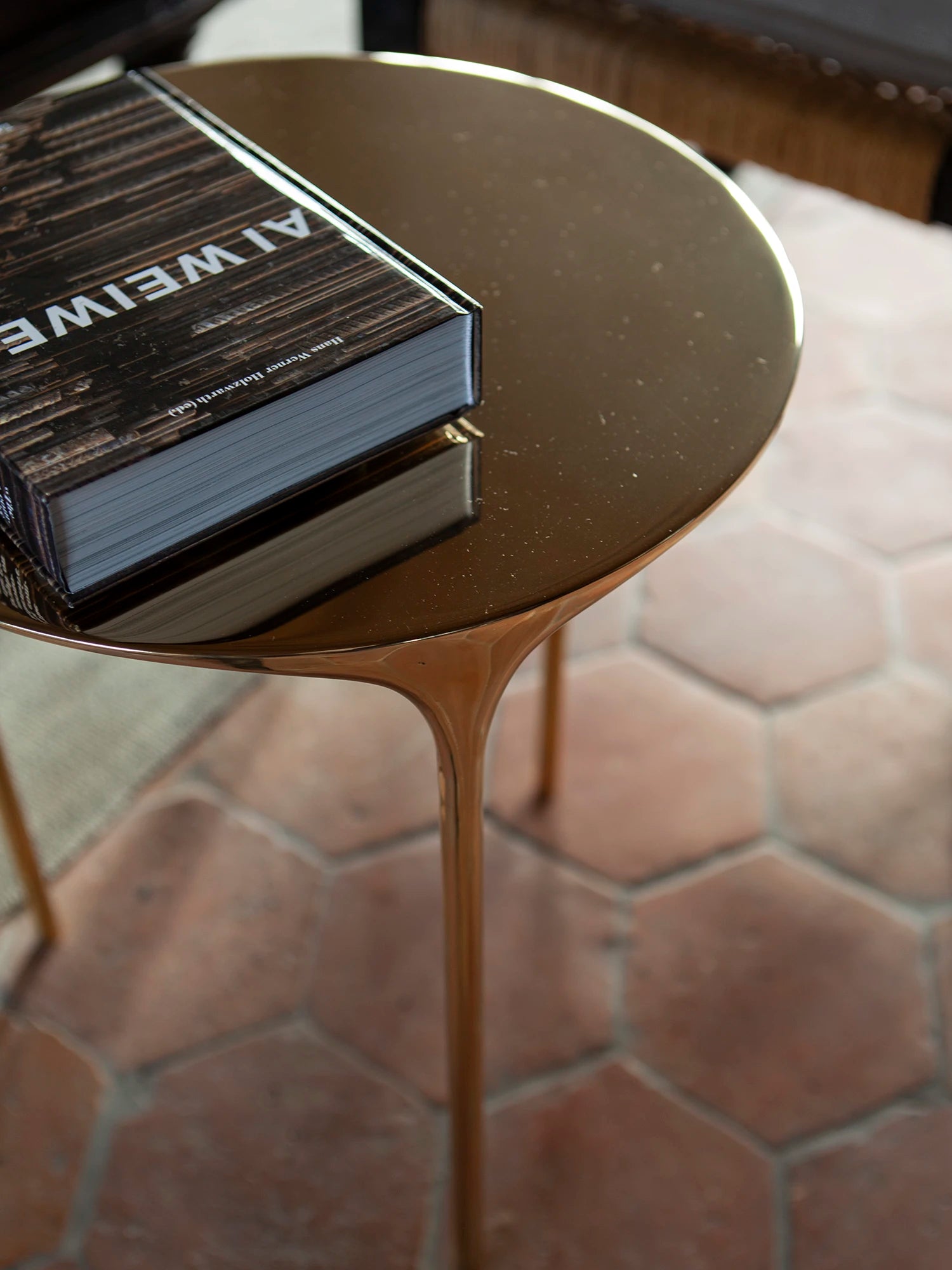 Coffee Table - Polished Brass