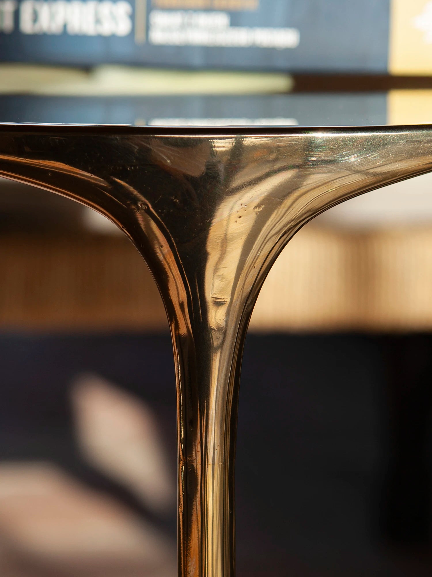 Coffee Table - Polished Brass