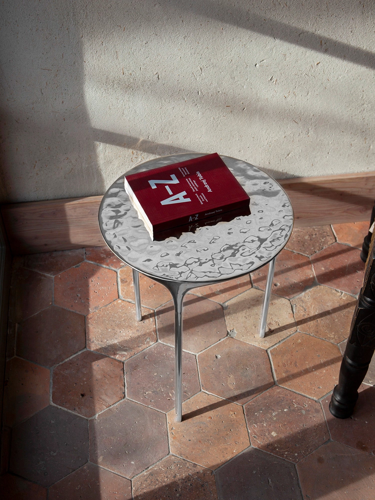 Coffee Table - Rippled Aluminium