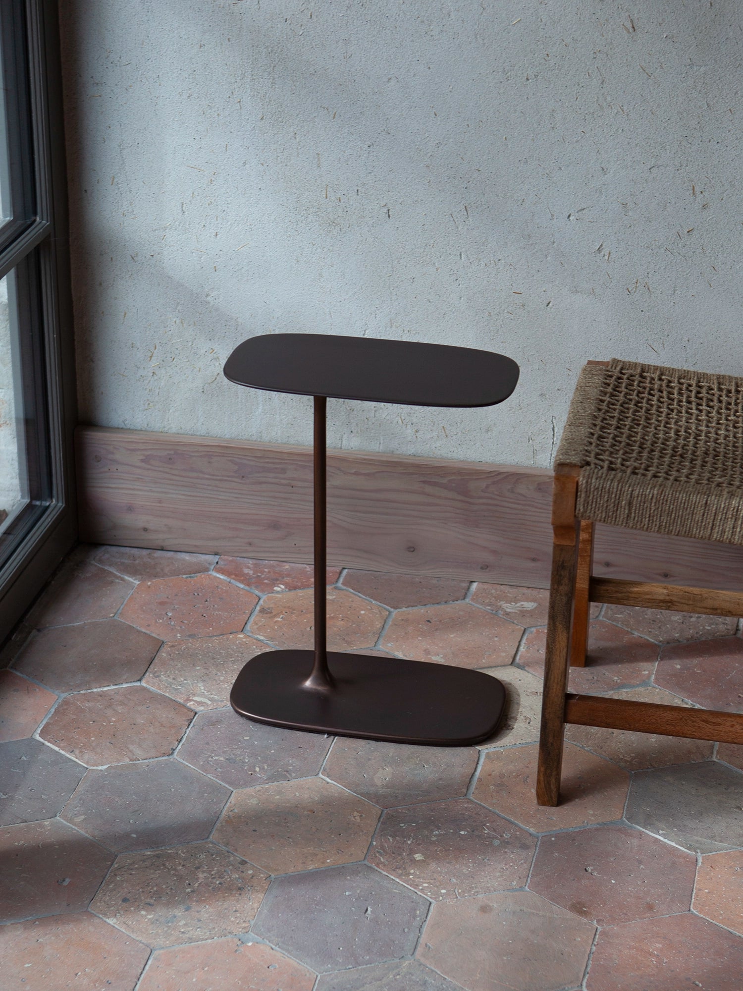 Low Side Table - Aged Brass