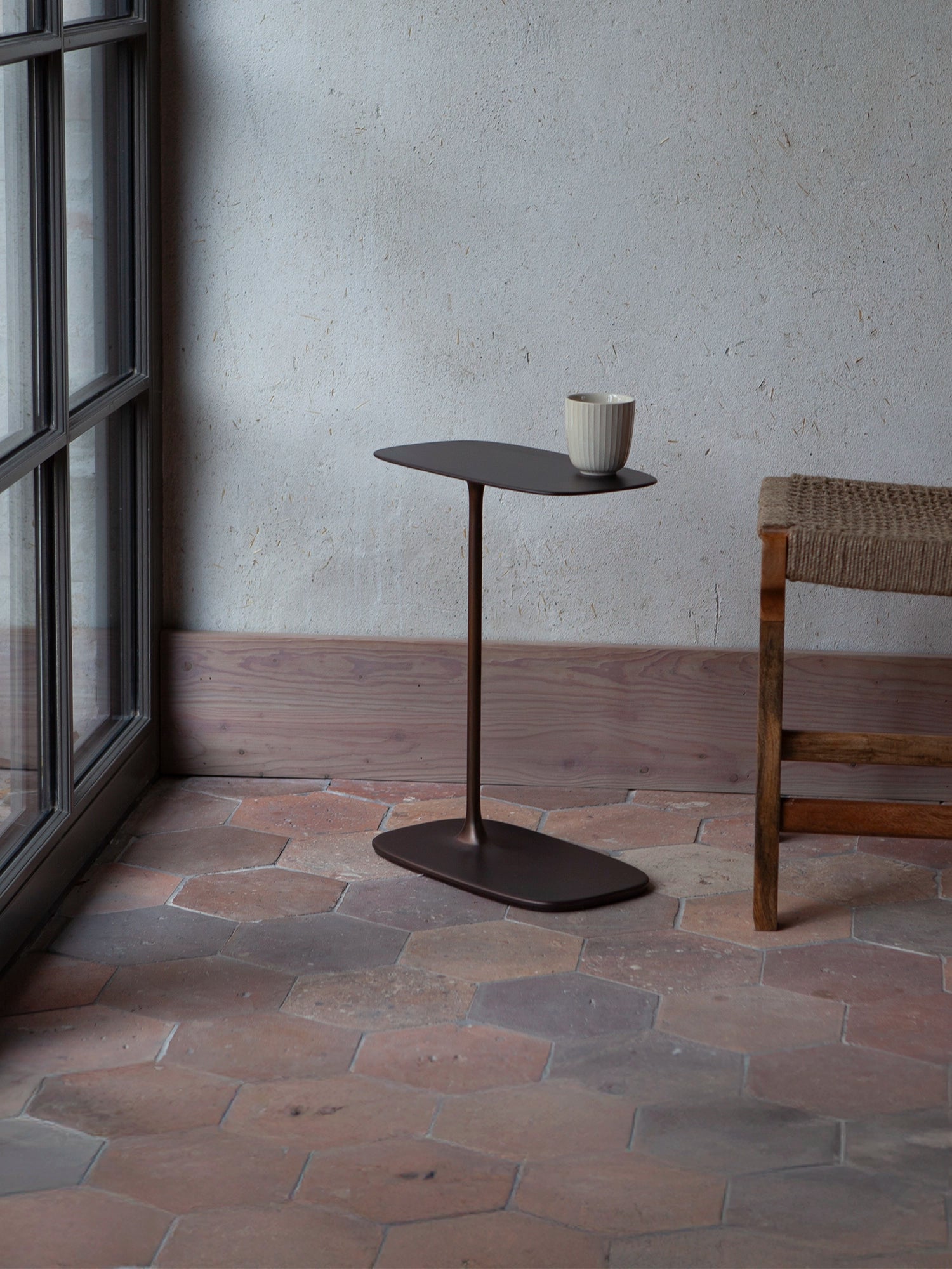 Low Side Table - Aged Brass