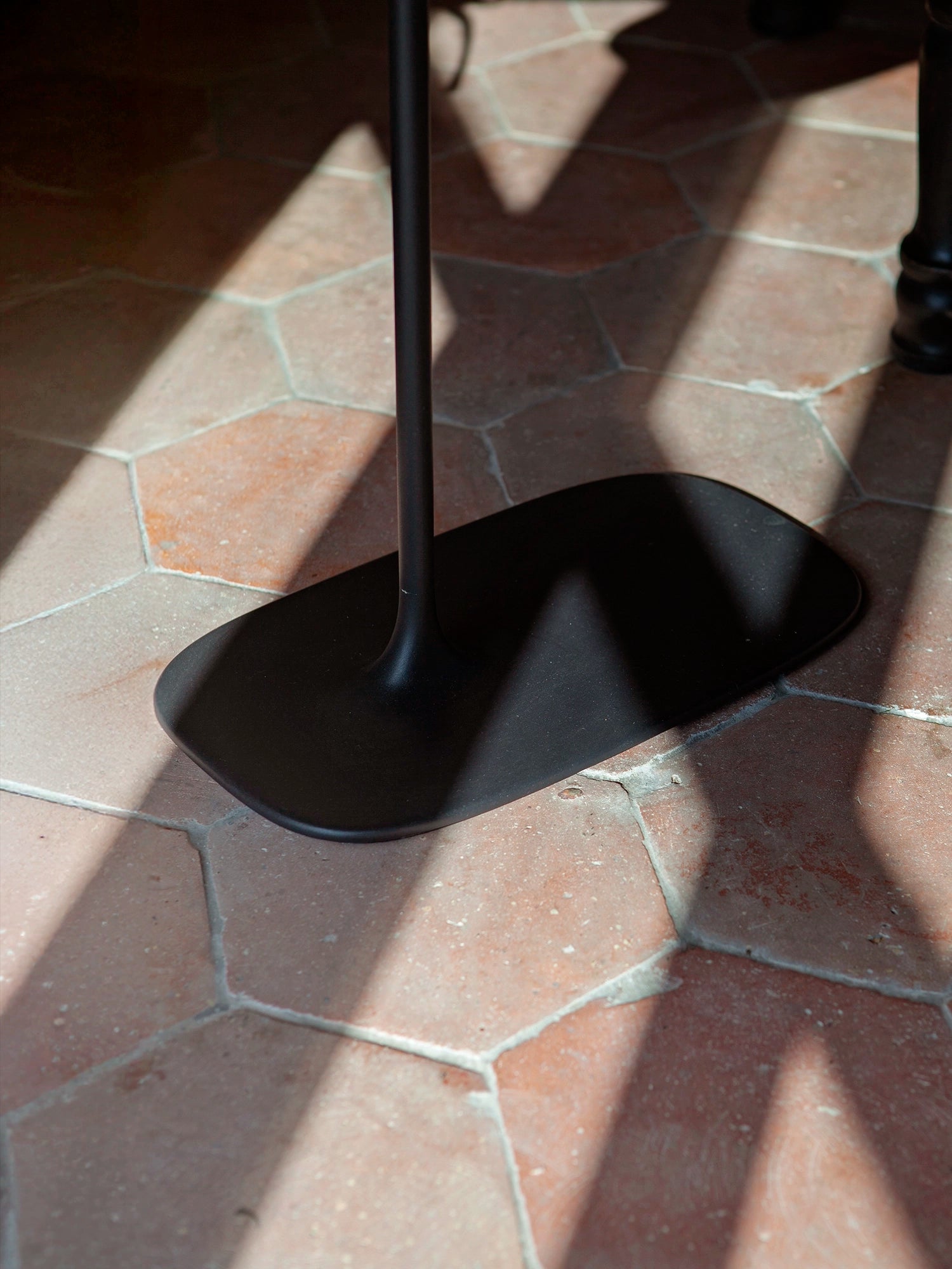 Low Side Table - Coated Black