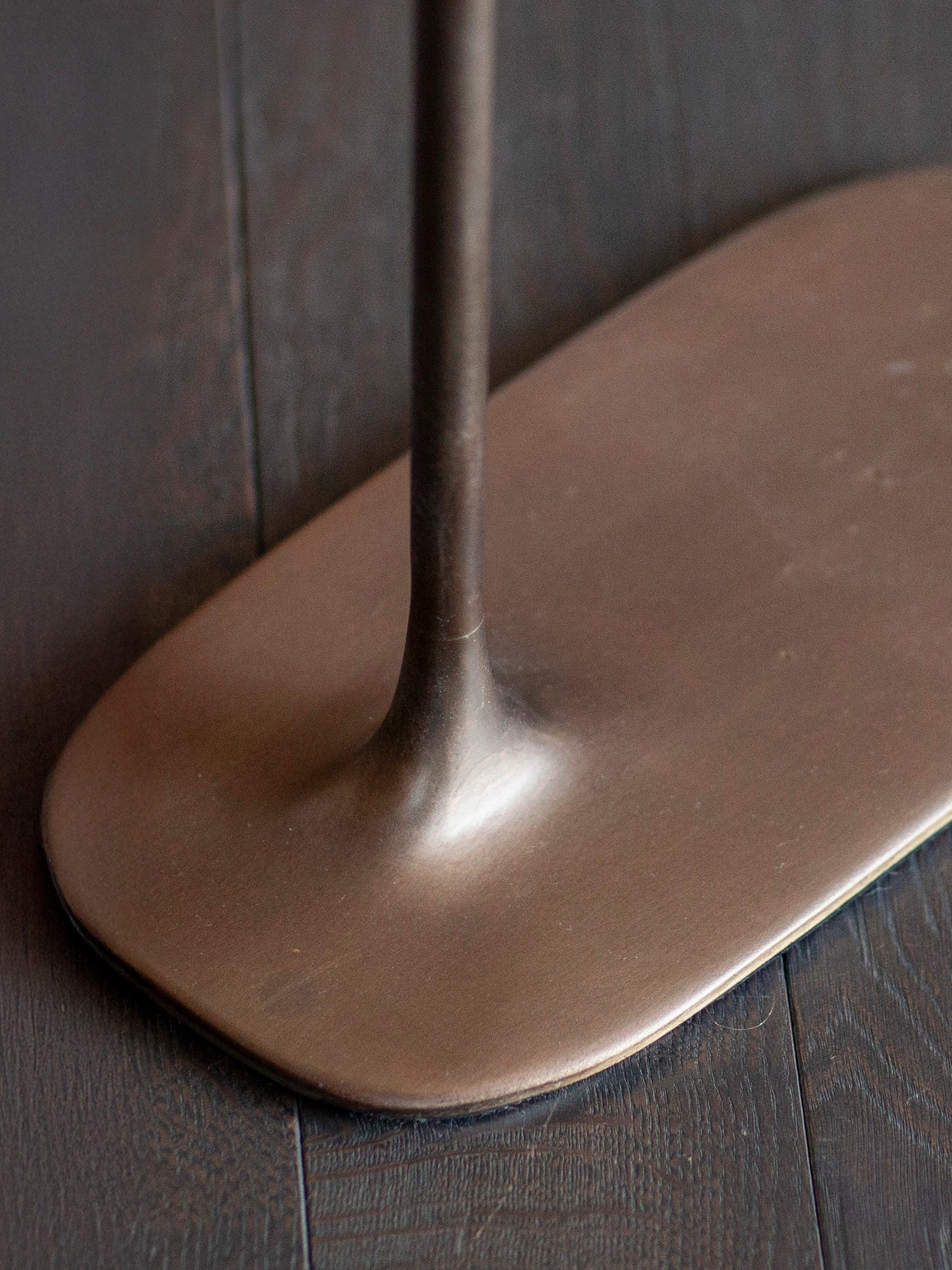 Tall Side Table - Aged Brass