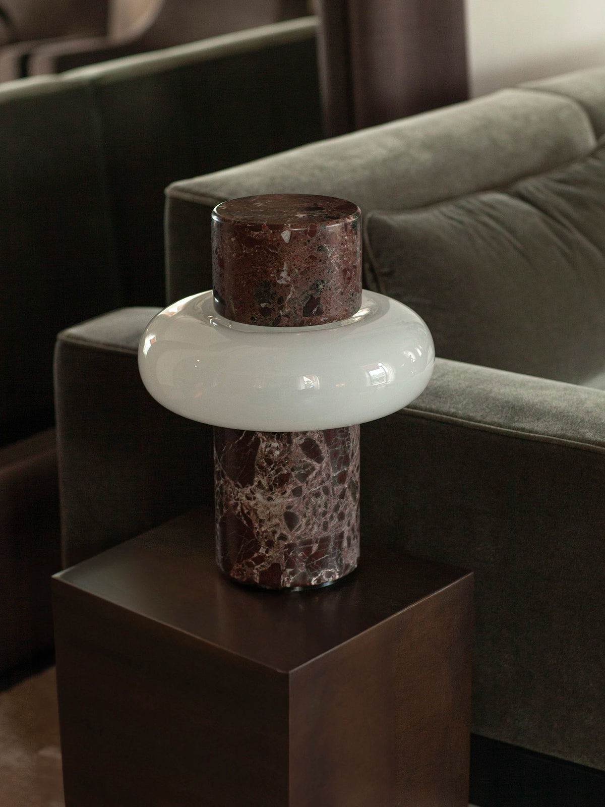 Torus Lamp - Rosso Levanto