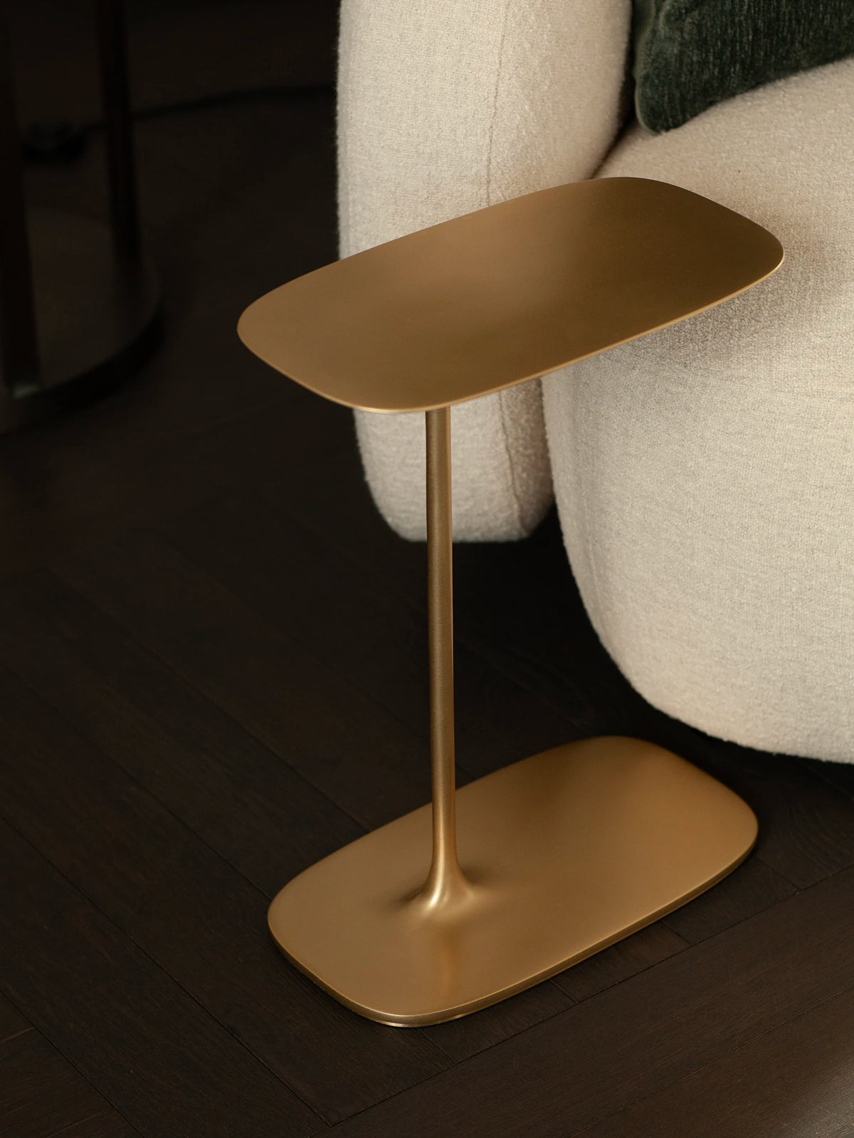 Low Side Table - Brushed Brass