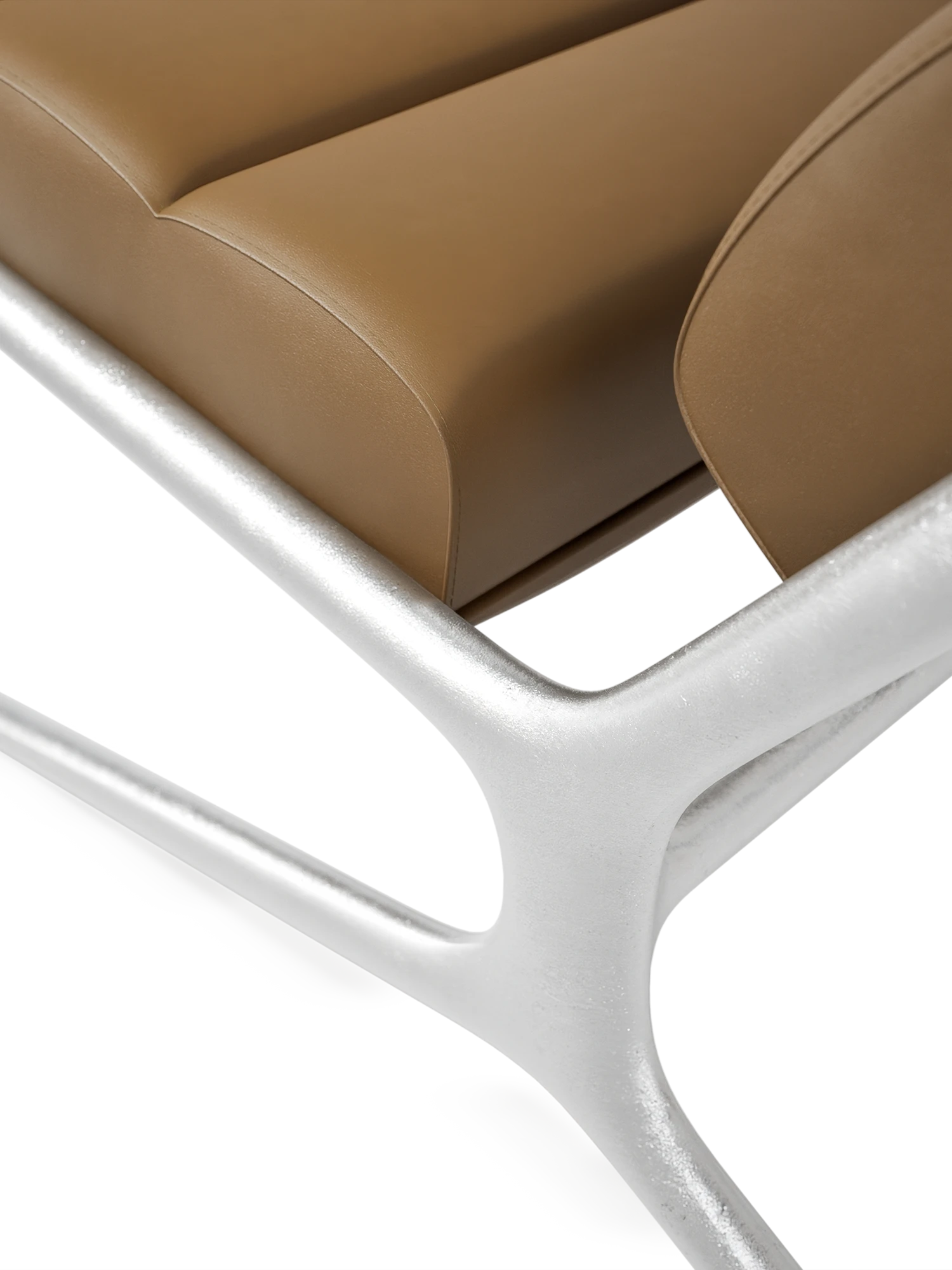 Lounge chair - Textured Aluminium
