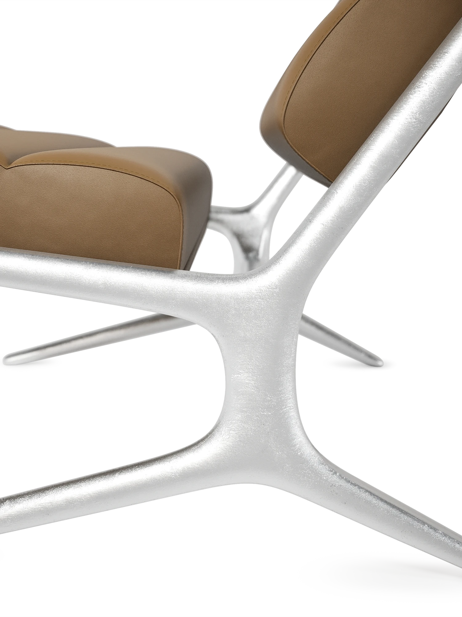 Lounge chair - Textured Aluminium