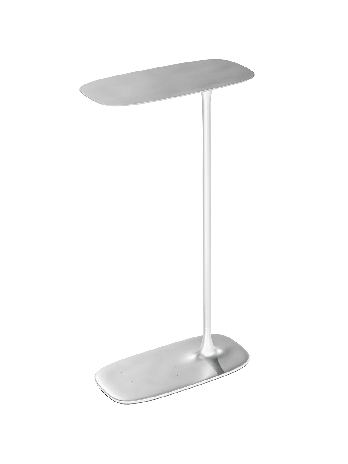 Tall Side Table - Brushed Aluminium