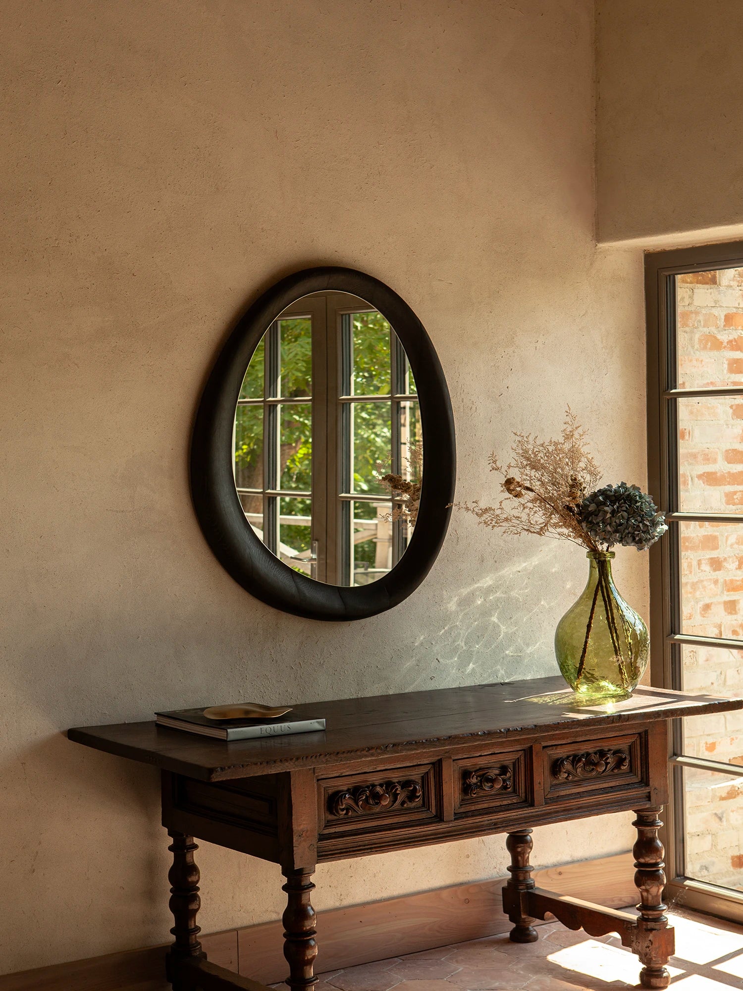 Mirror - Black Stained Ash