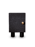 Bedside Cabinet - Black Stained Oak