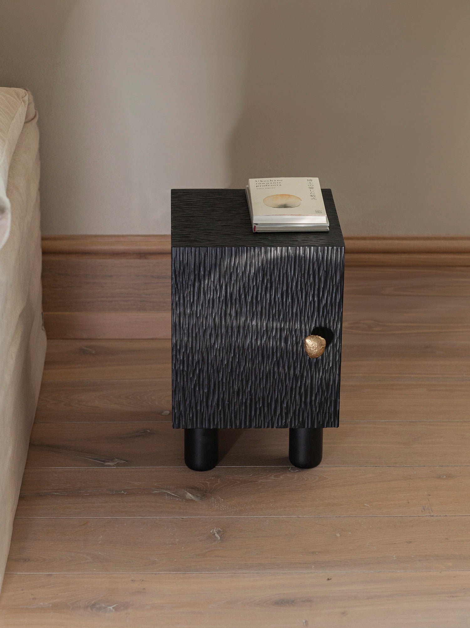 Side Cabinet - Black Stained Ash