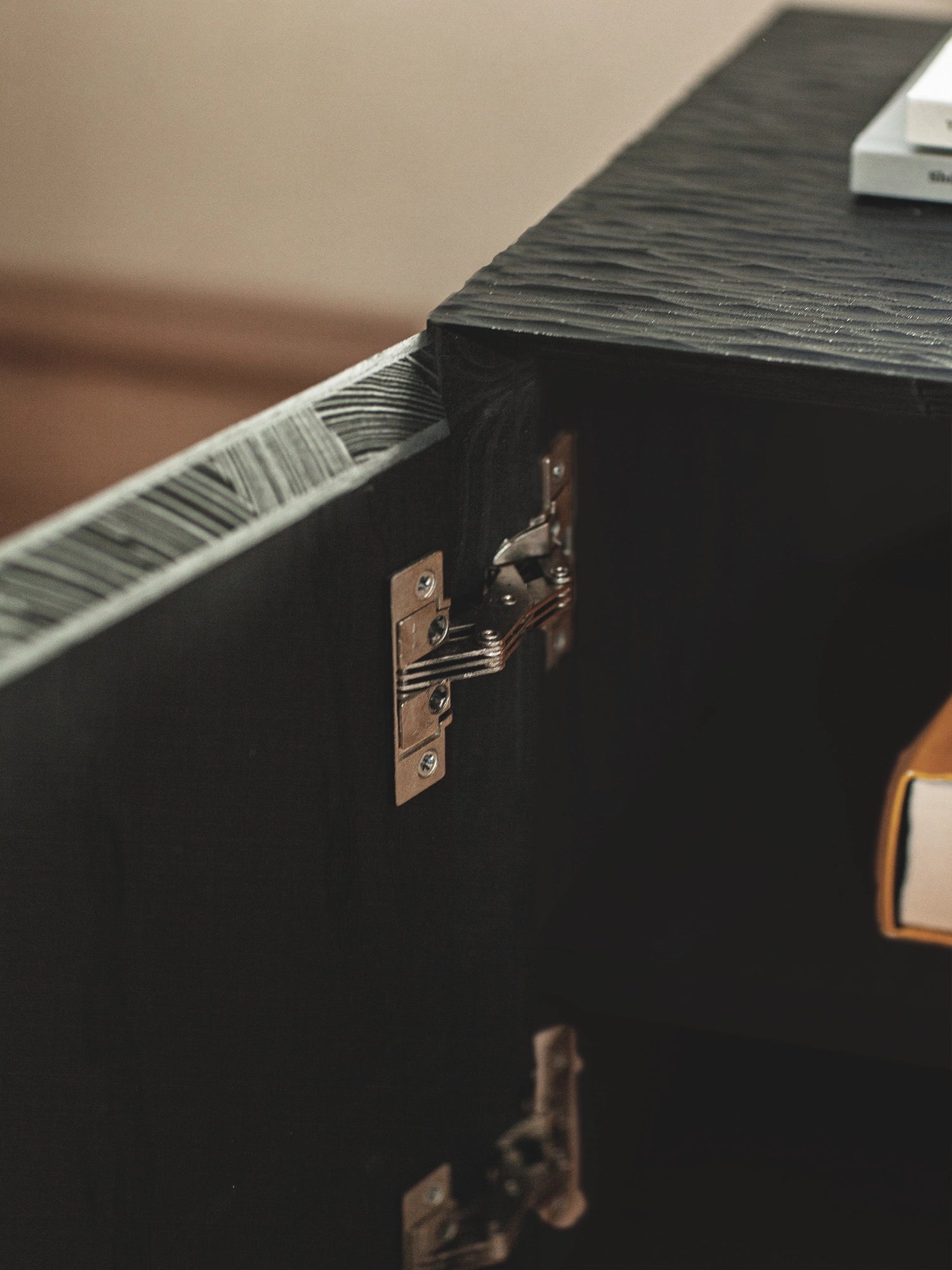 Side Cabinet - Black Stained Ash