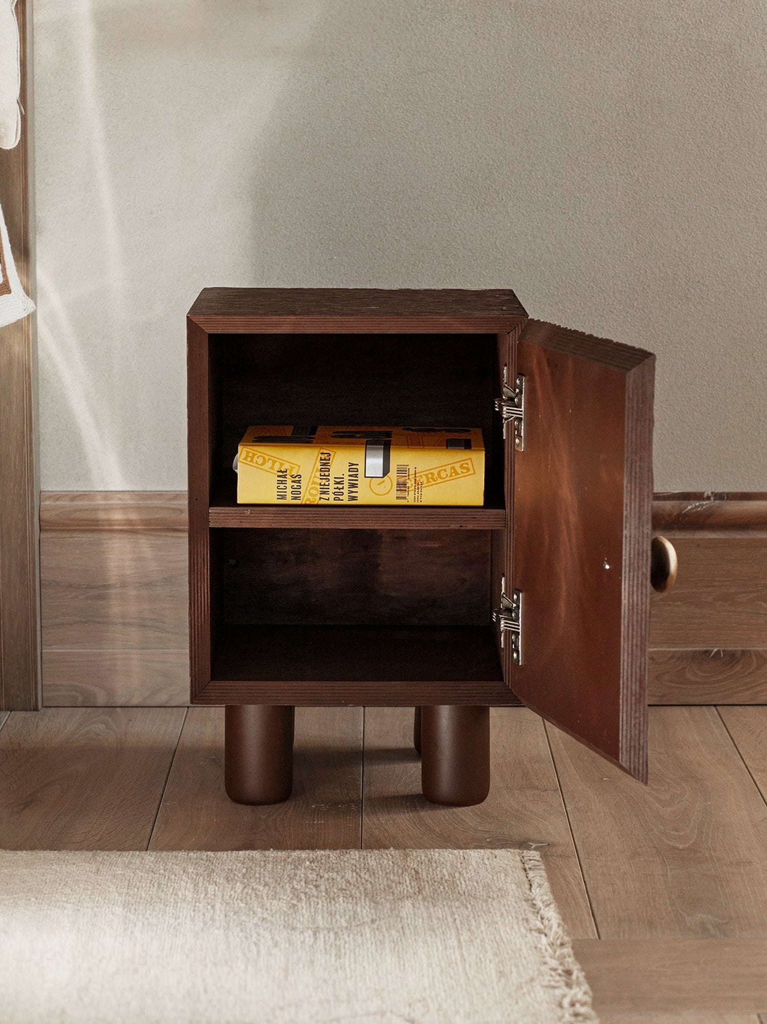 Side Cabinet - Brown Stained Ash