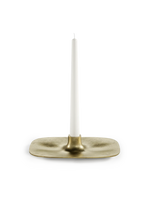 Candle holder - Textured Brass