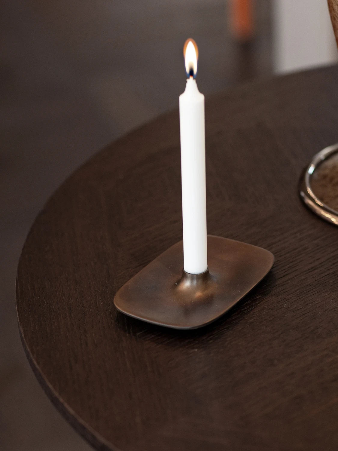 Candle holder - Aged Brass