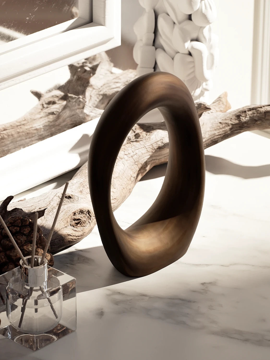 Sculpture - Aged Brass