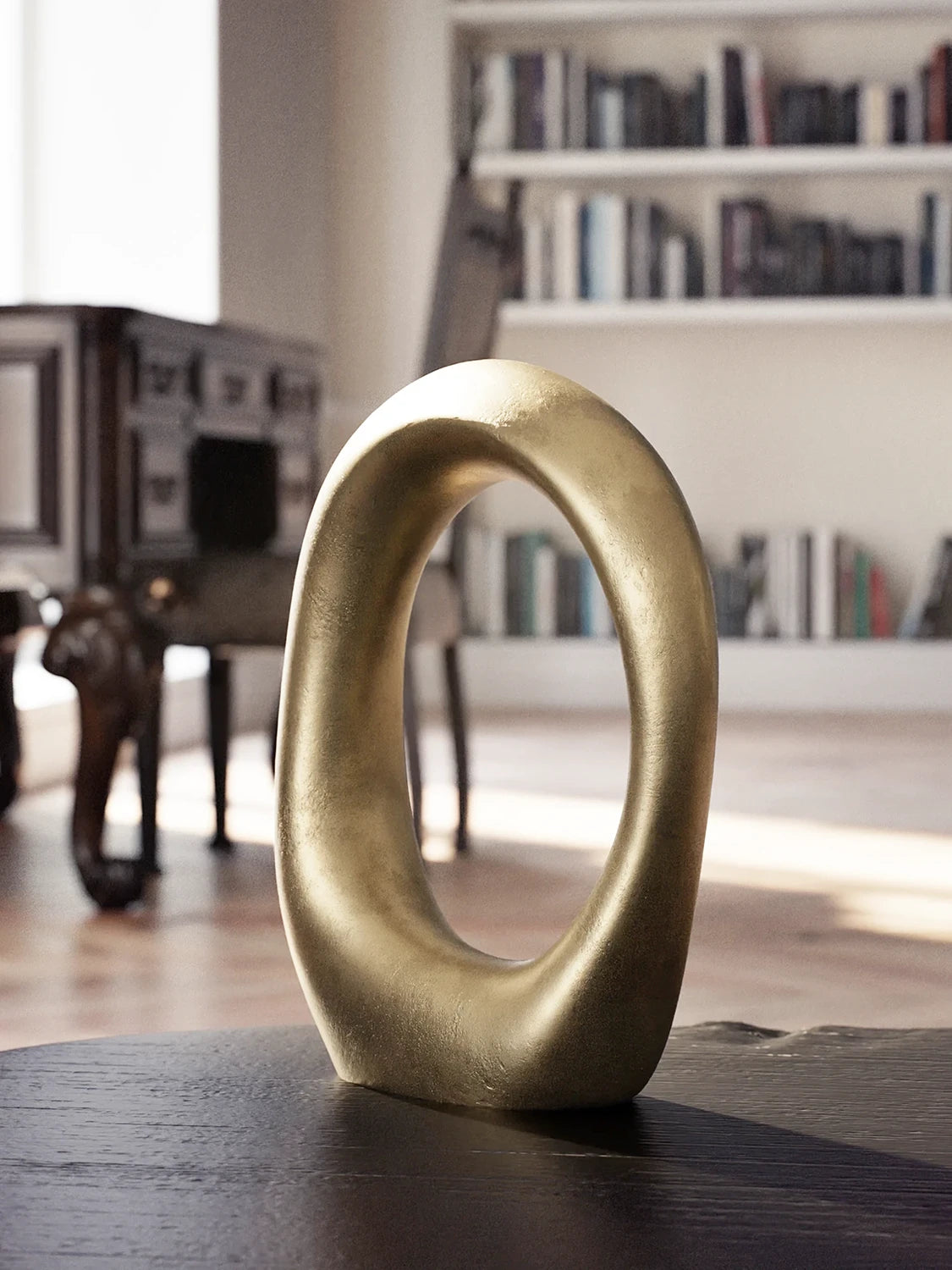 Sculpture - Textured Brass