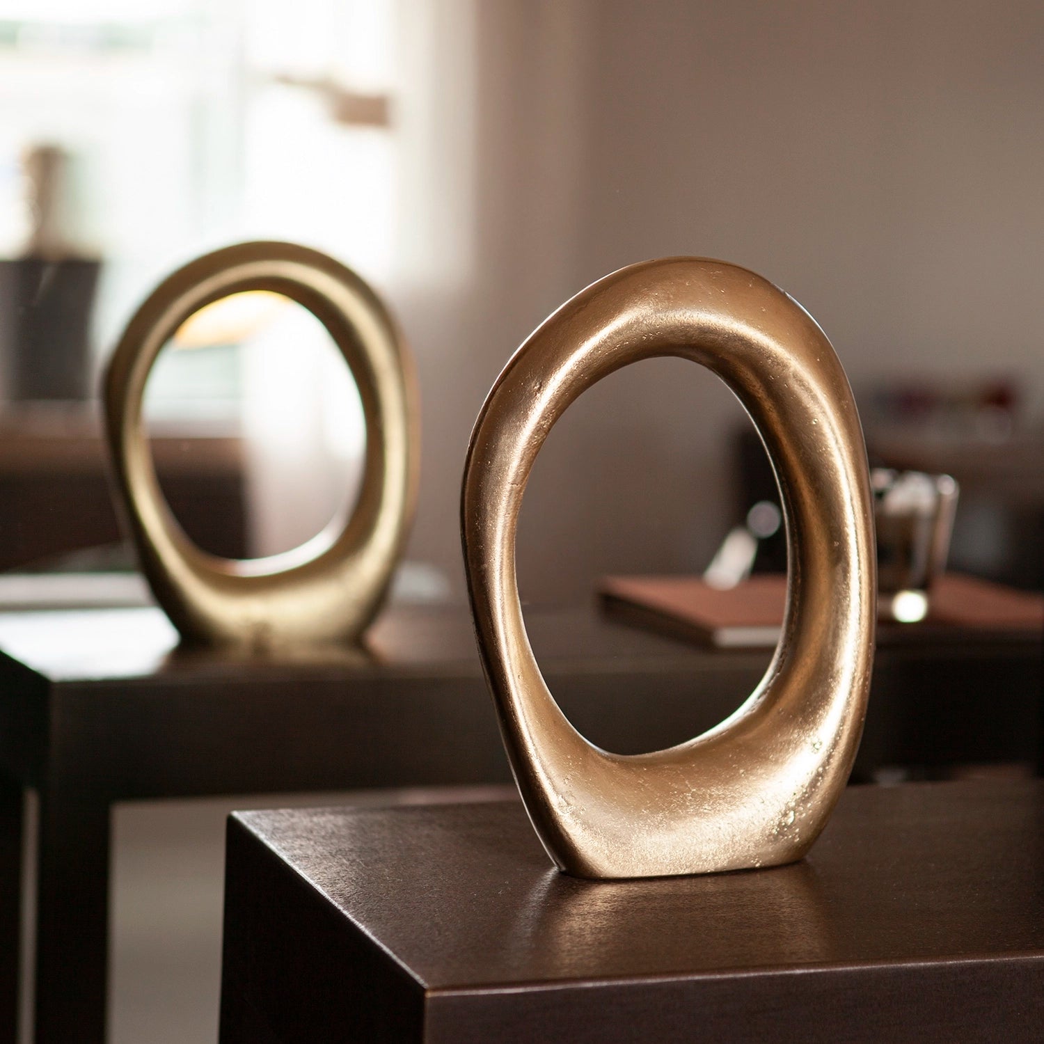 Sculpture - Textured Brass