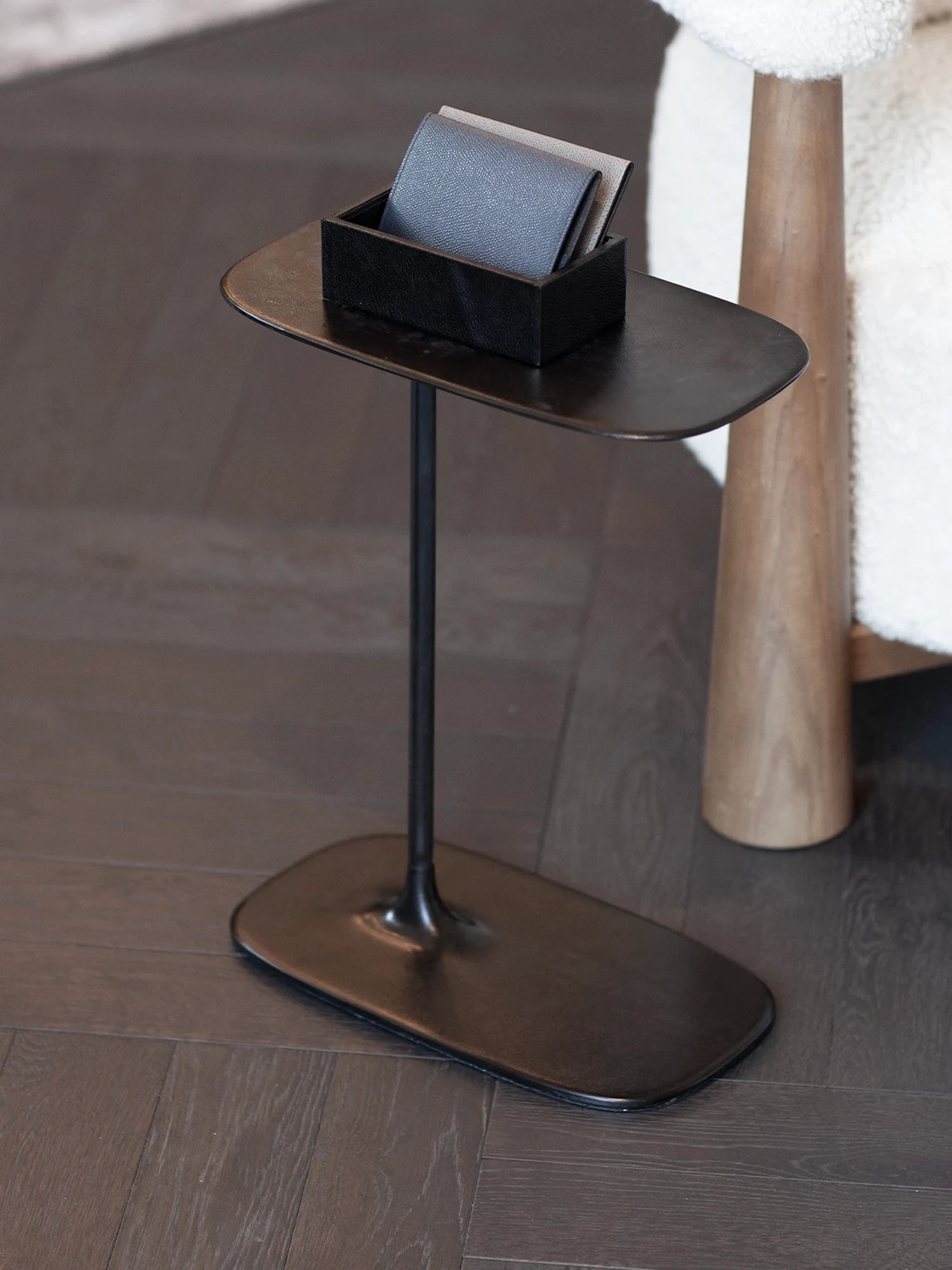 Low Side Table - Blackend Aluminium